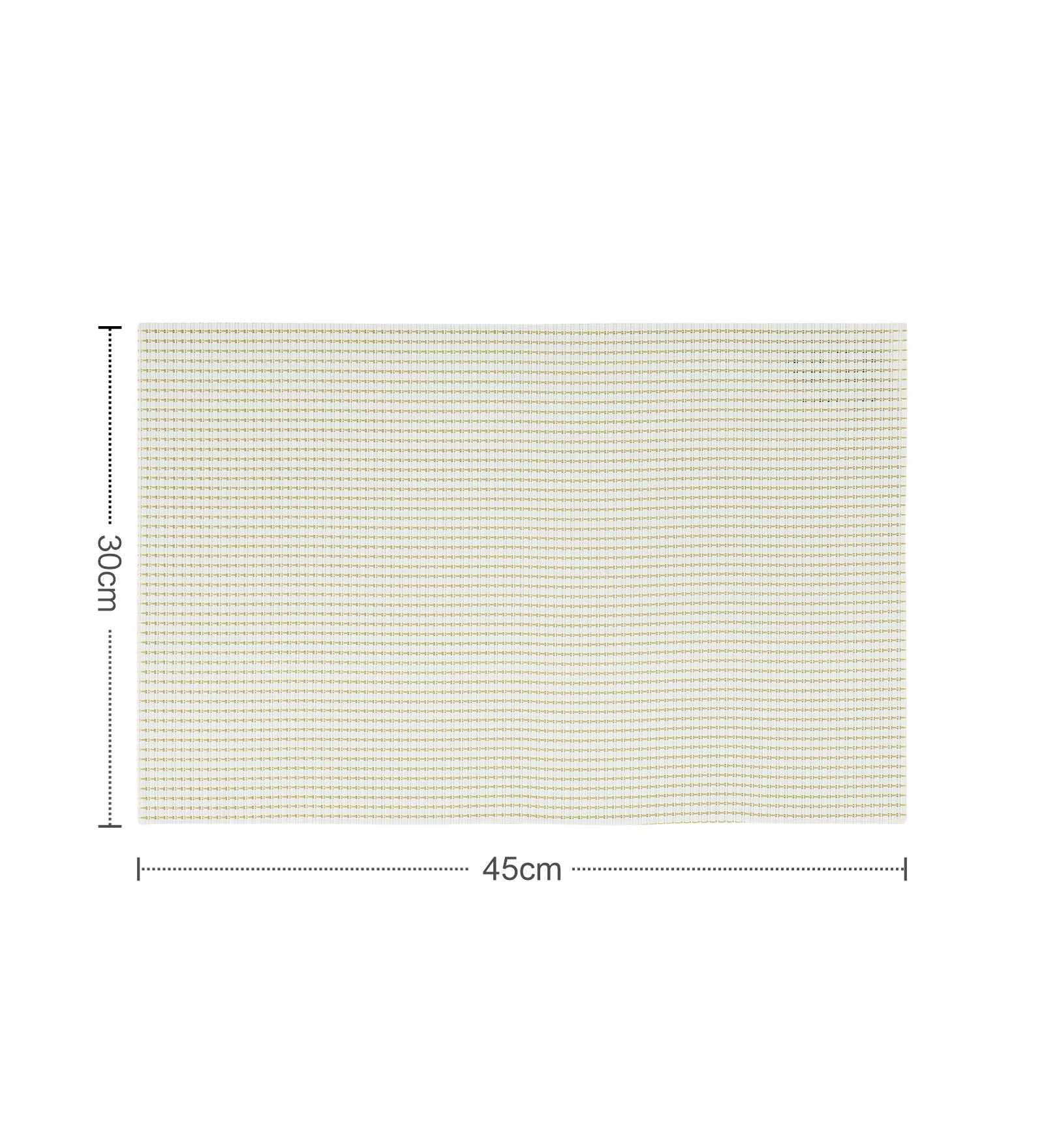 OBSESSIONS Heat Resistant and Washable Table Mat Cream
