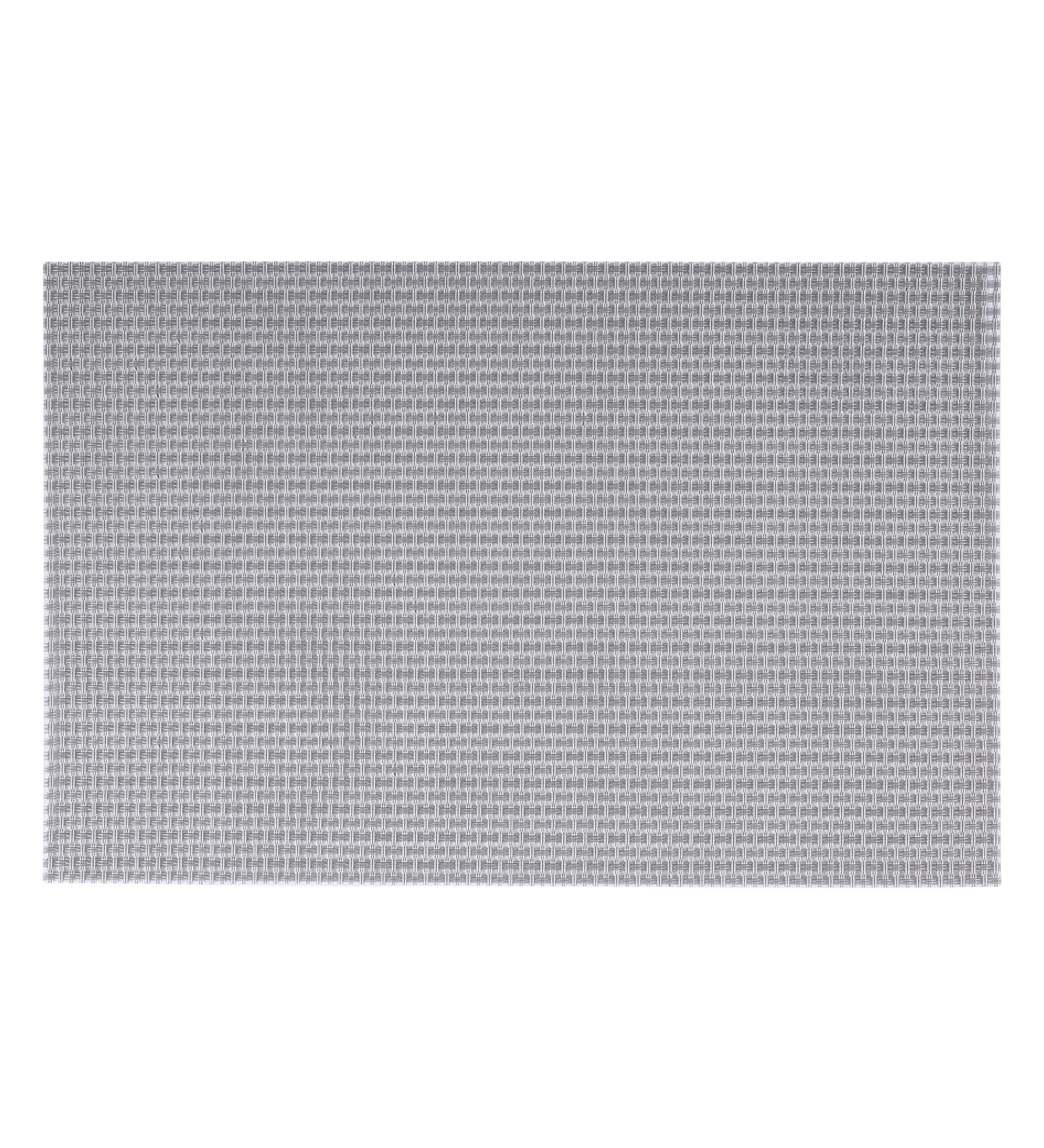 OBSESSIONS Heat Resistant and Washable Table Mat Silver