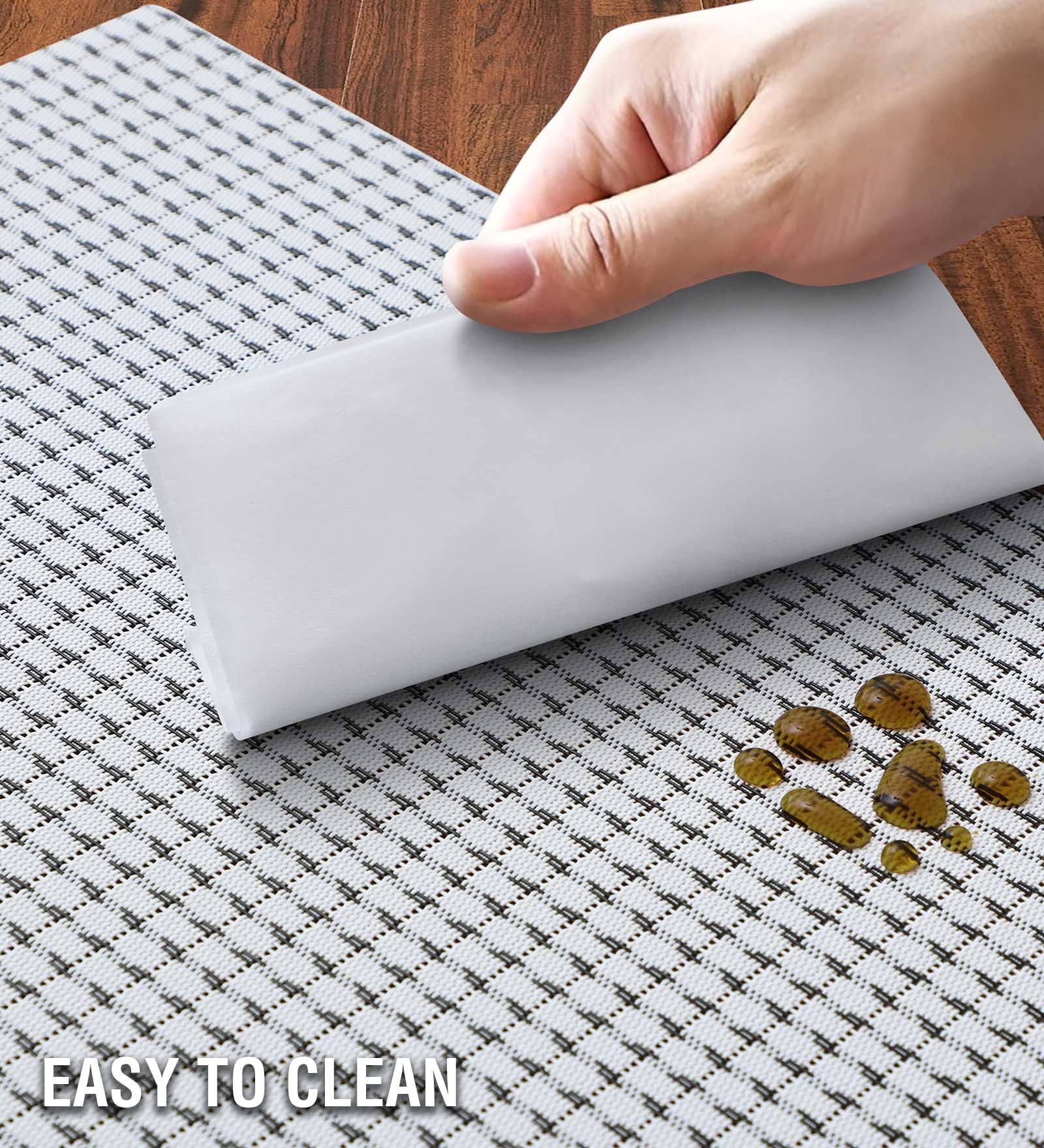 OBSESSIONS Heat Resistant and Washable Table Mat White