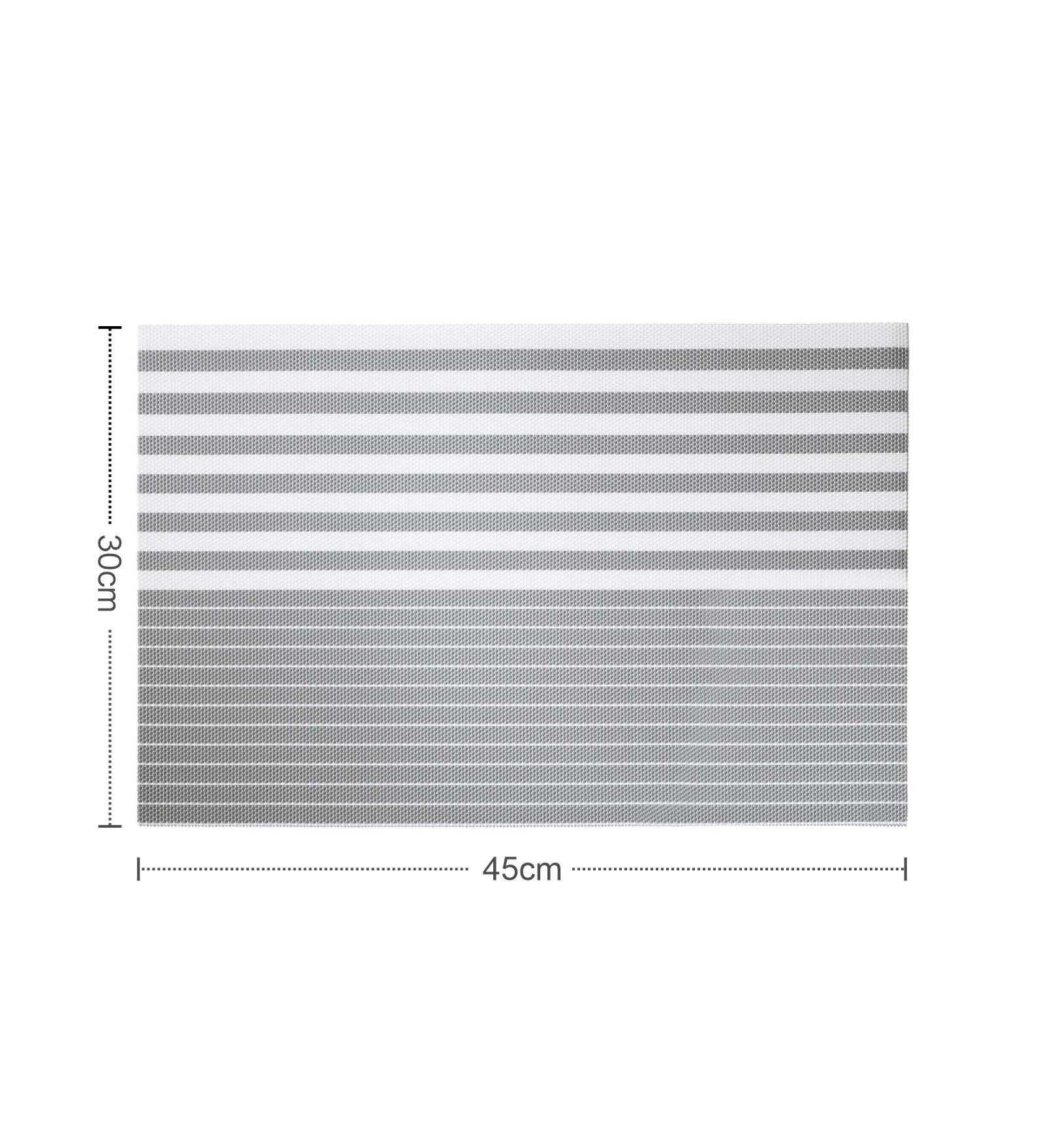 OBSESSIONS Heat Resistant and Washable Table Mat Grey