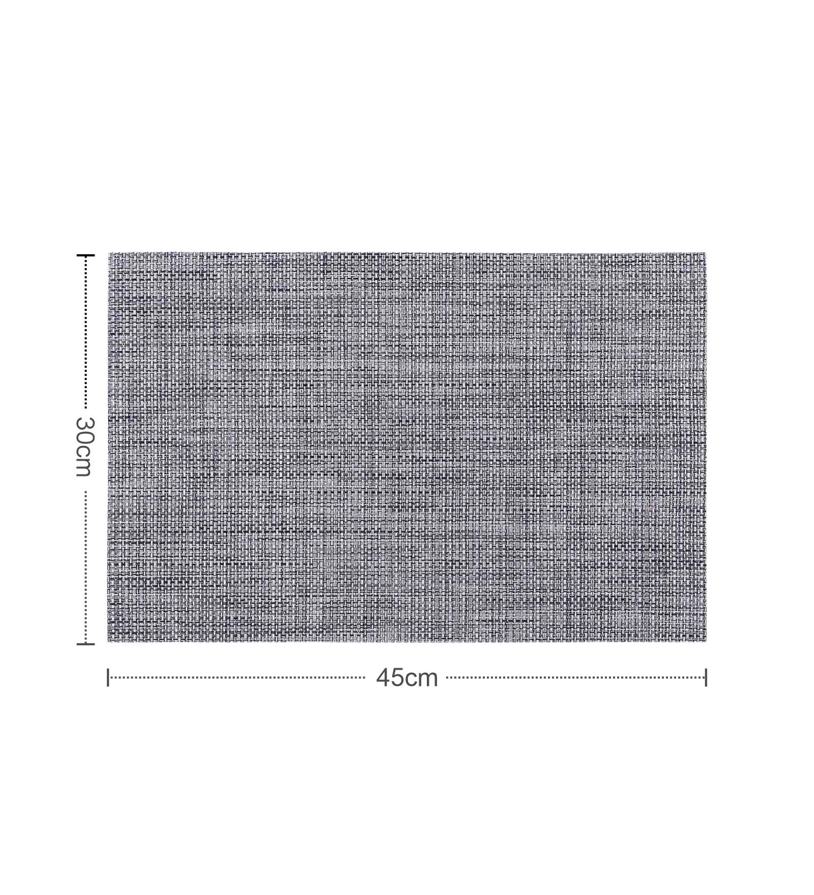 OBSESSIONS Heat Resistant and Washable Table Mat Silver