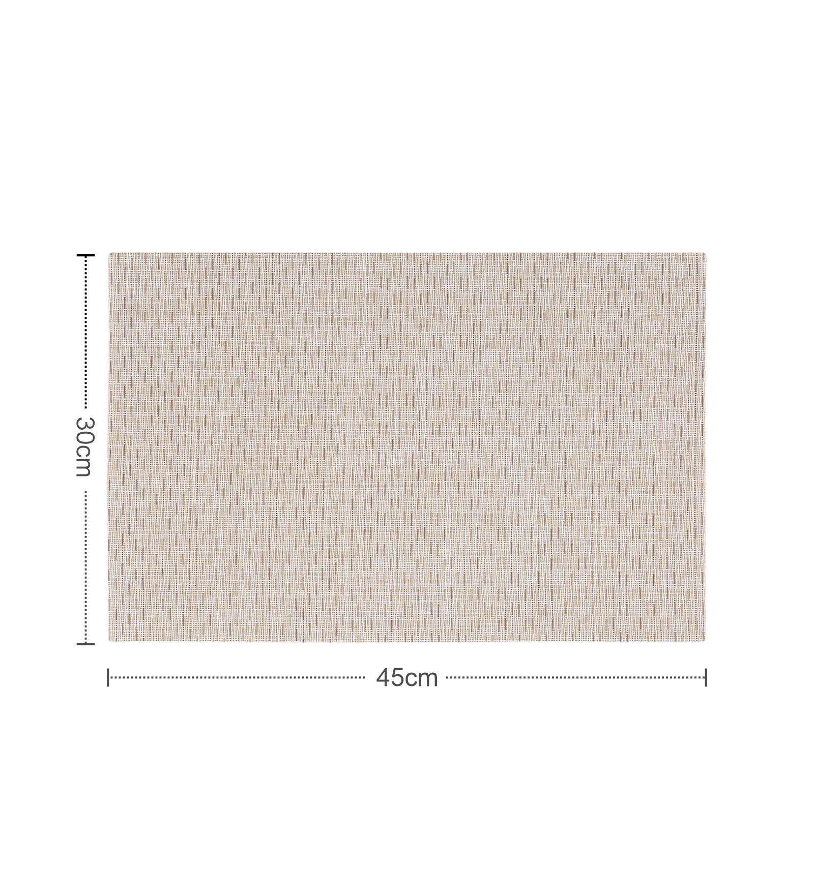 OBSESSIONS Heat Resistant and Washable Table Mat Beige