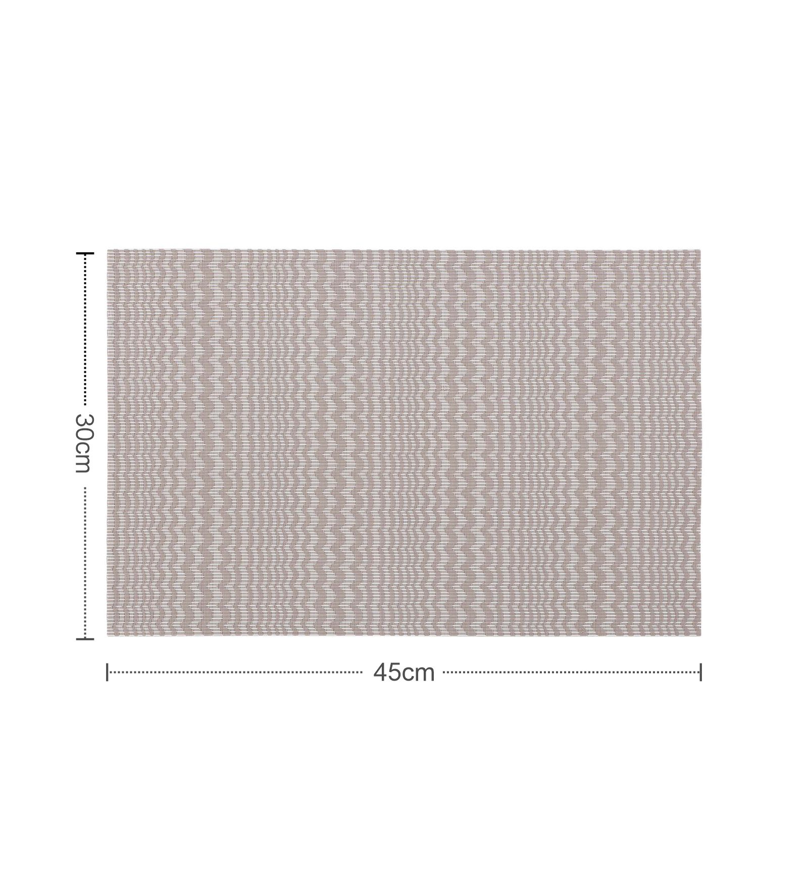 OBSESSIONS Heat Resistant and Washable Table Mat Beige