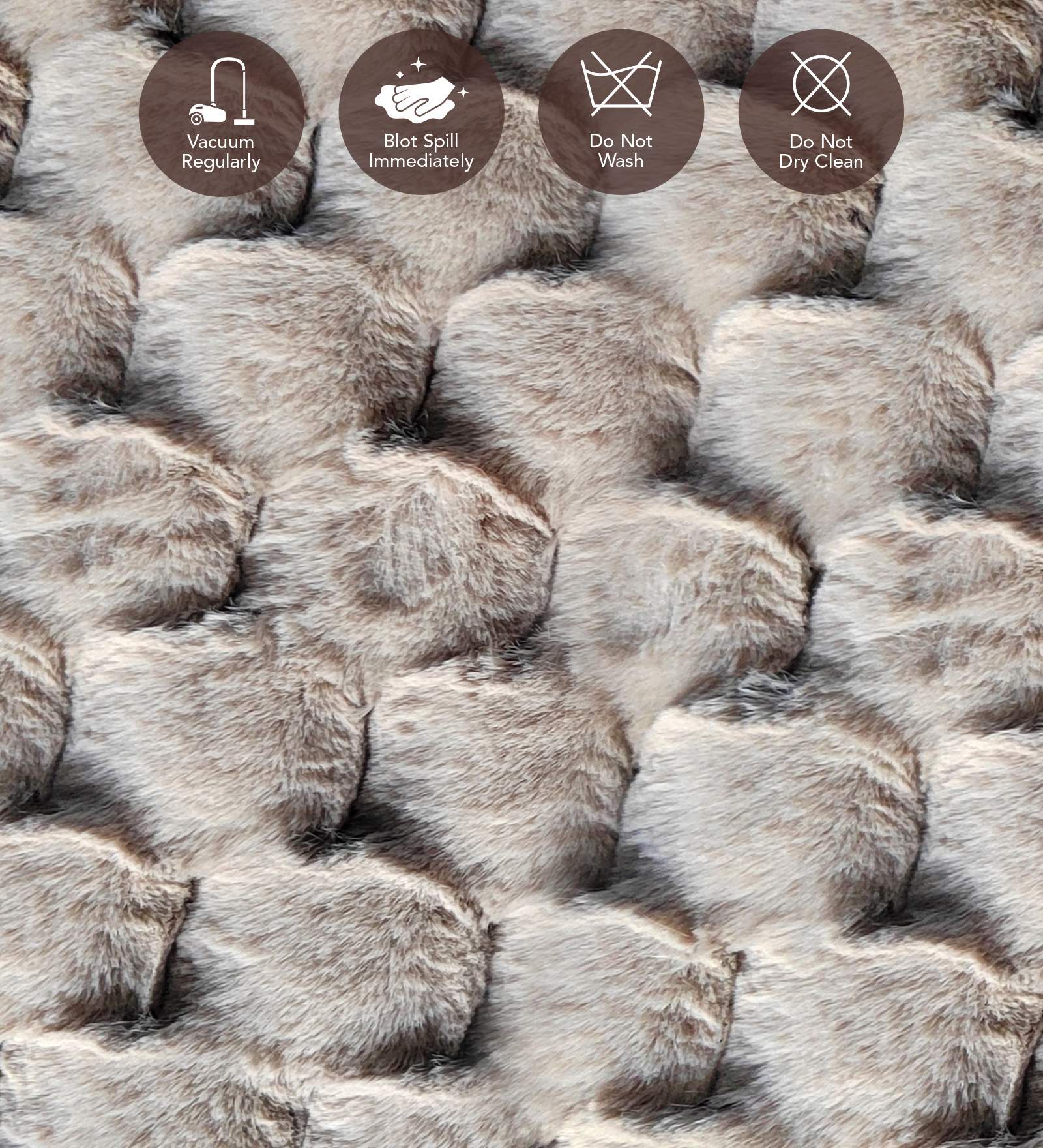 Muffin Solid Bedside Runner Beige