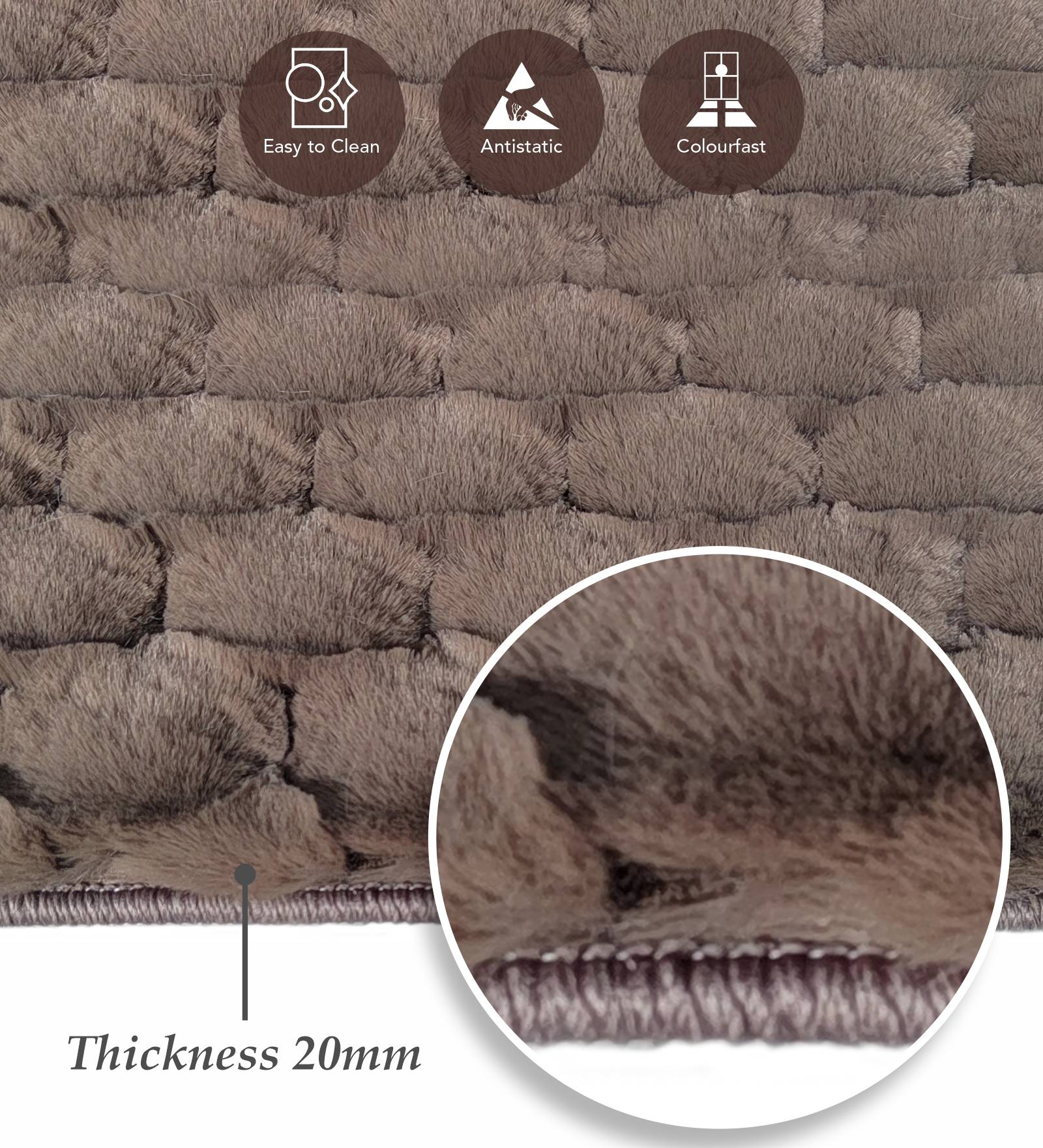 Muffin Solid Bedside Runner Mouse