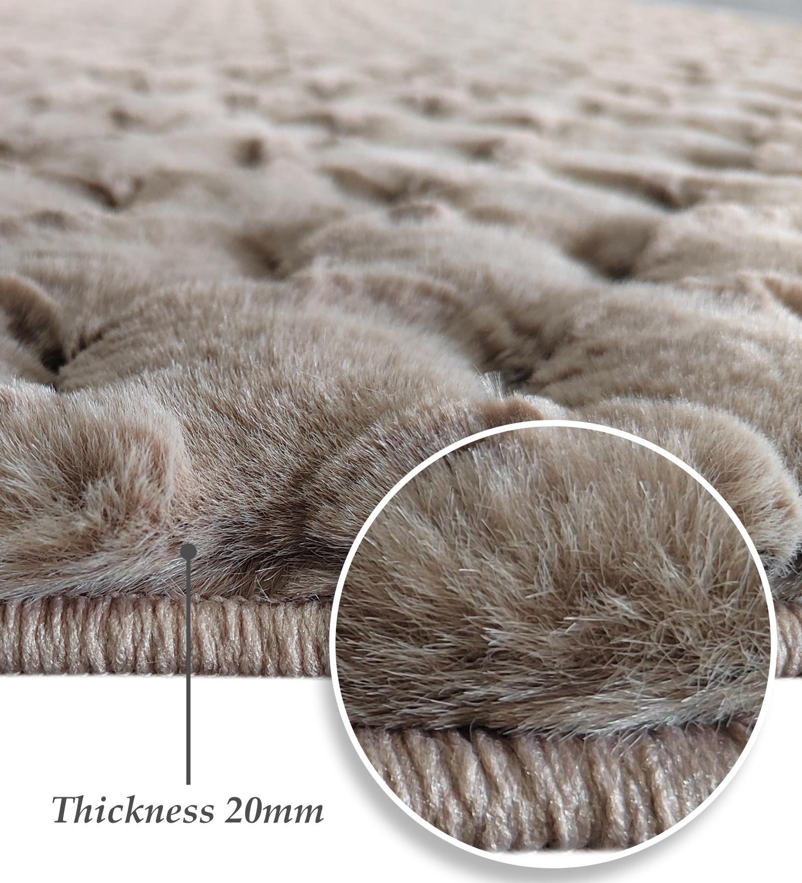 Muffin Solid Machine Made Carpet D Beige