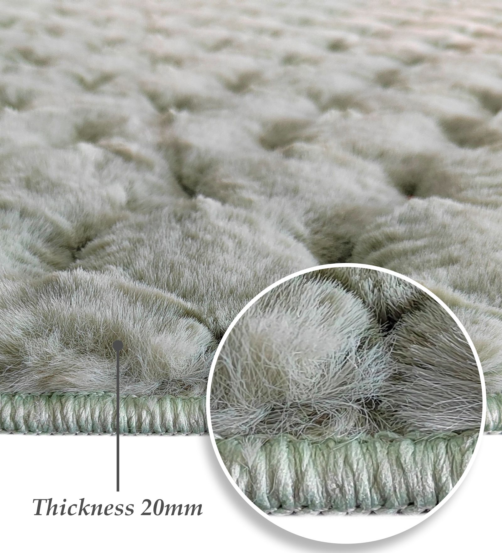 Muffin Solid Machine Made Carpet Olive