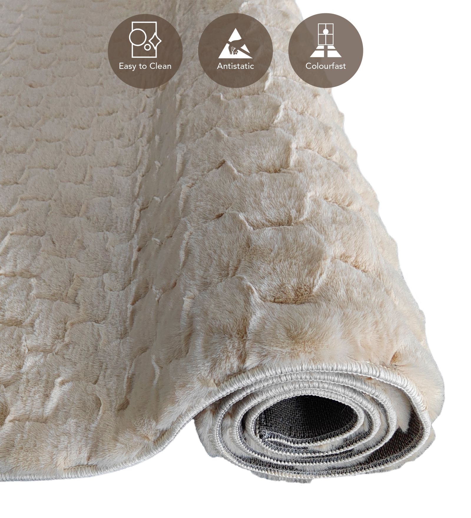 Muffin Solid Machine Made Carpet Stone