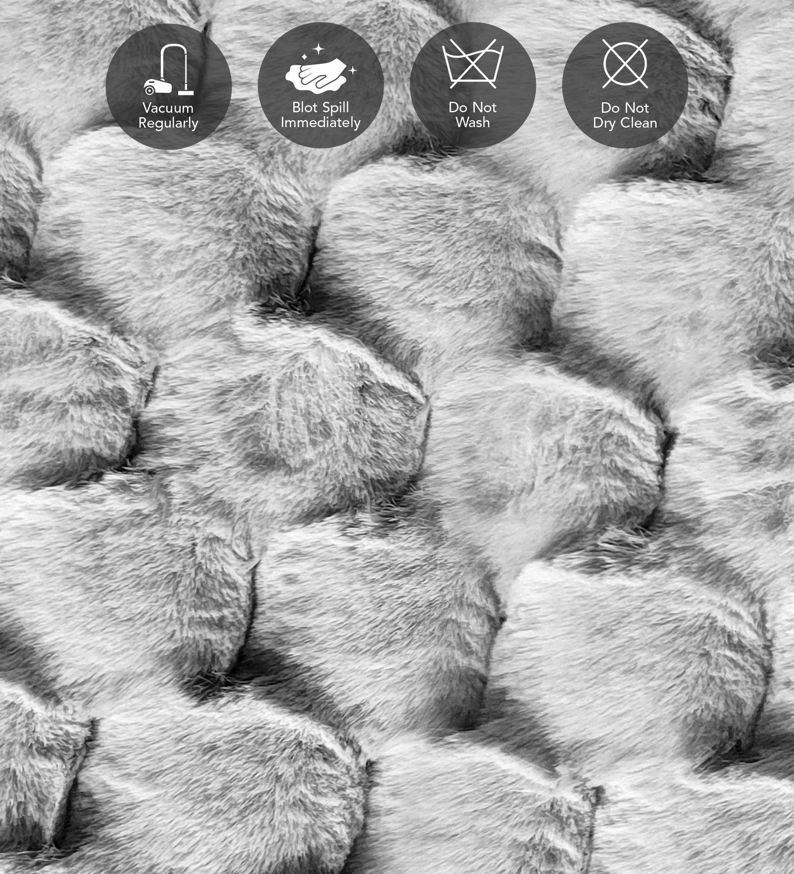 Muffin Solid Machine Made Carpet Silver