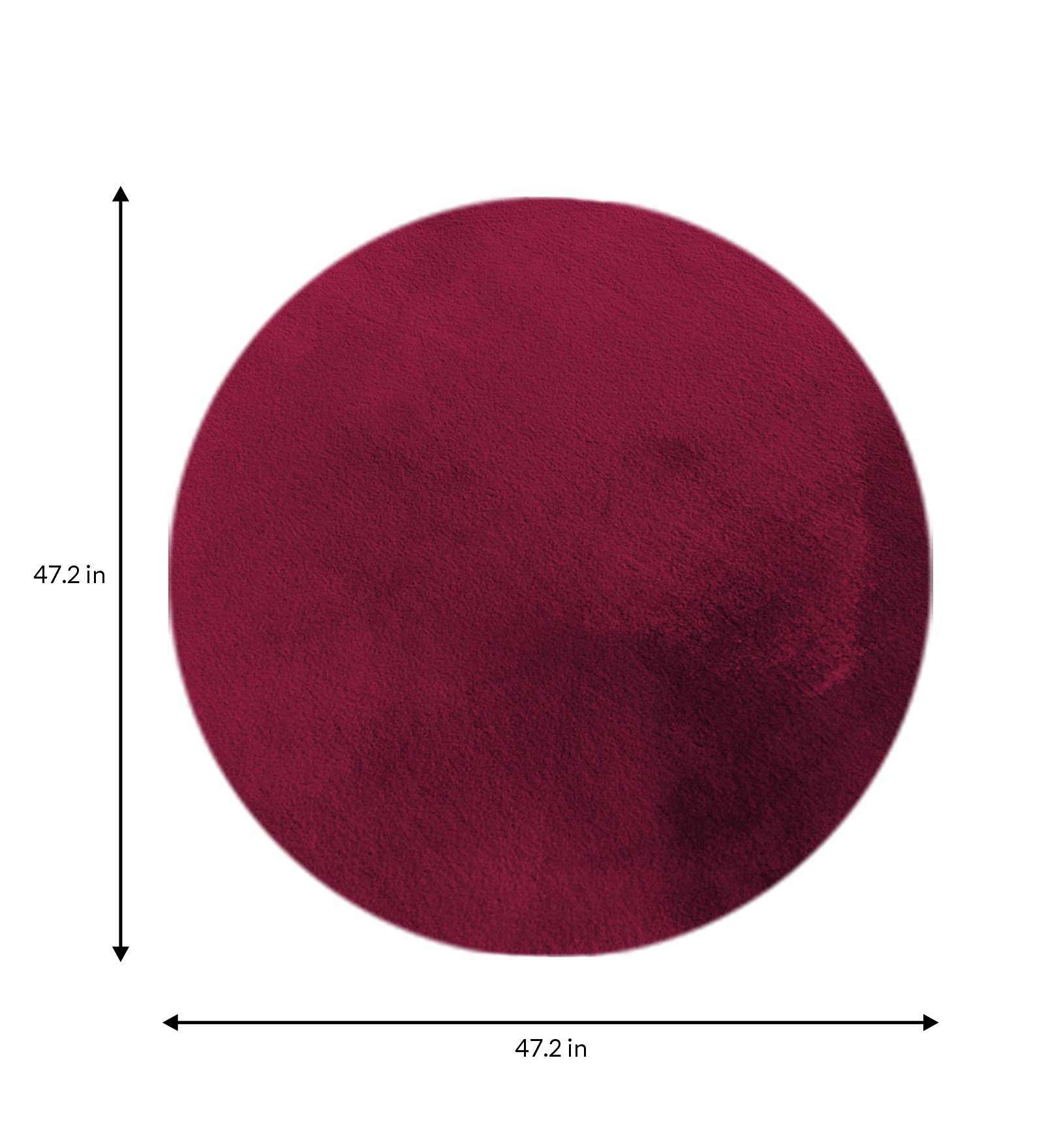 New Oslo Rabit Fur Carpet Wine