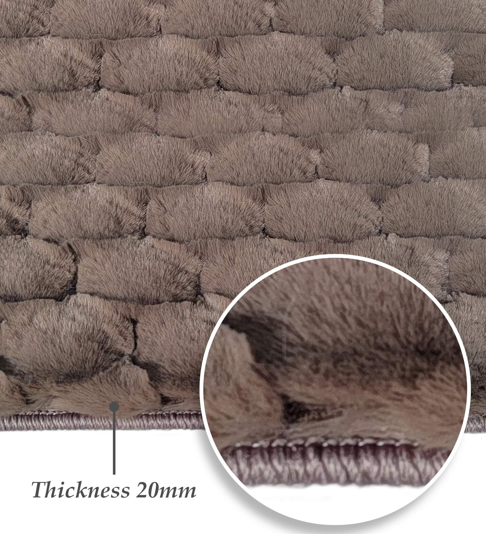 Muffin Solid Machine Made Carpet Mouse