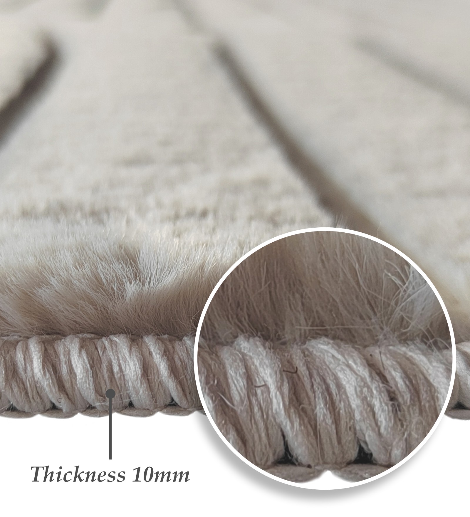 Beaver Abstract Machine Made Carpet Stone