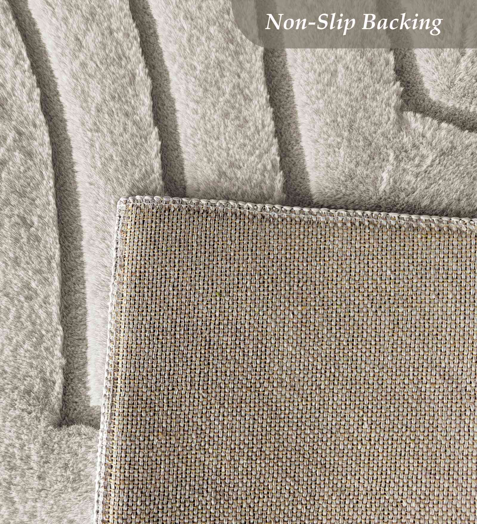 Beaver Abstract Machine Made Carpet Stone