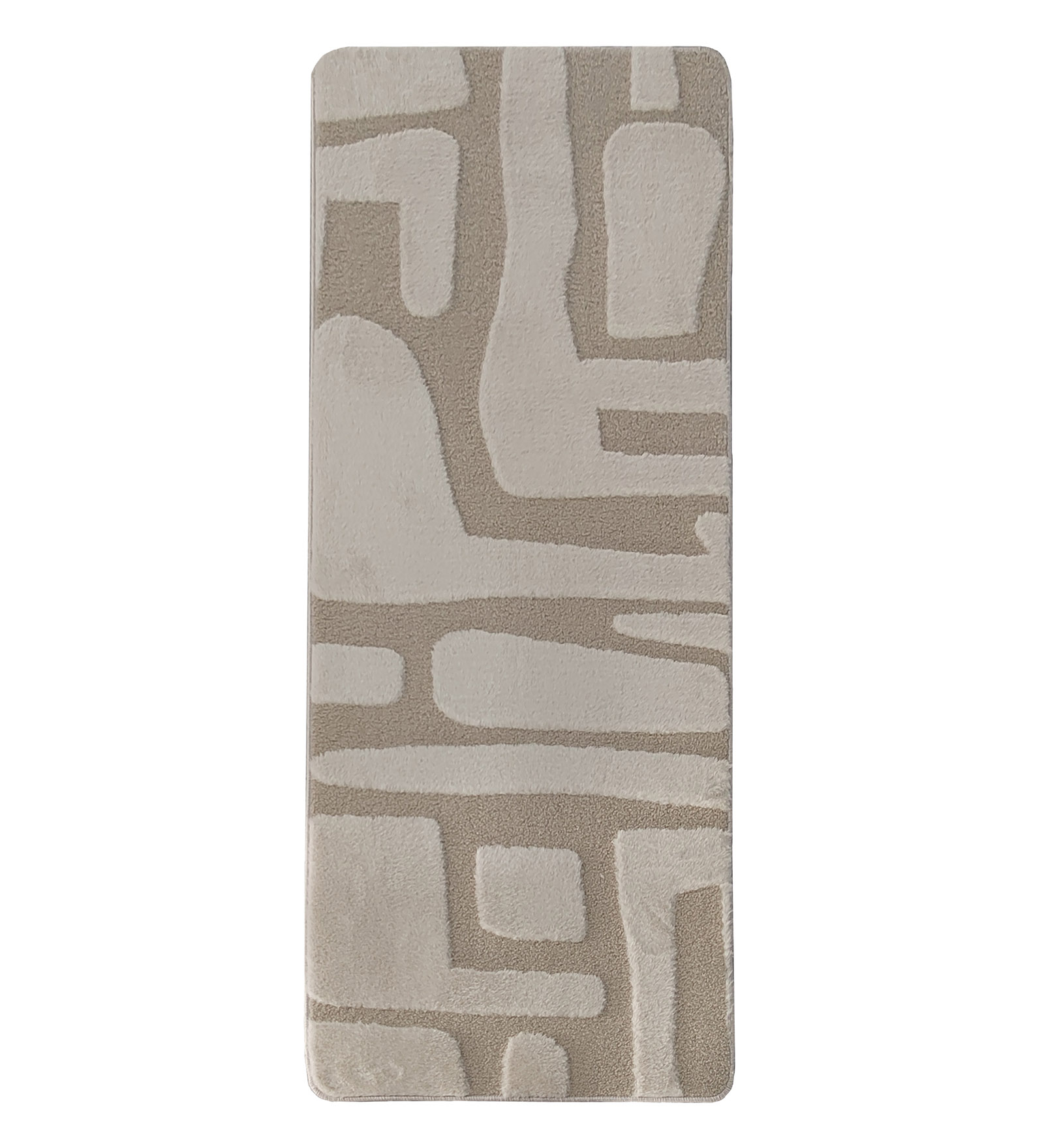 Chinchilla Solid Bedside Runner Beige