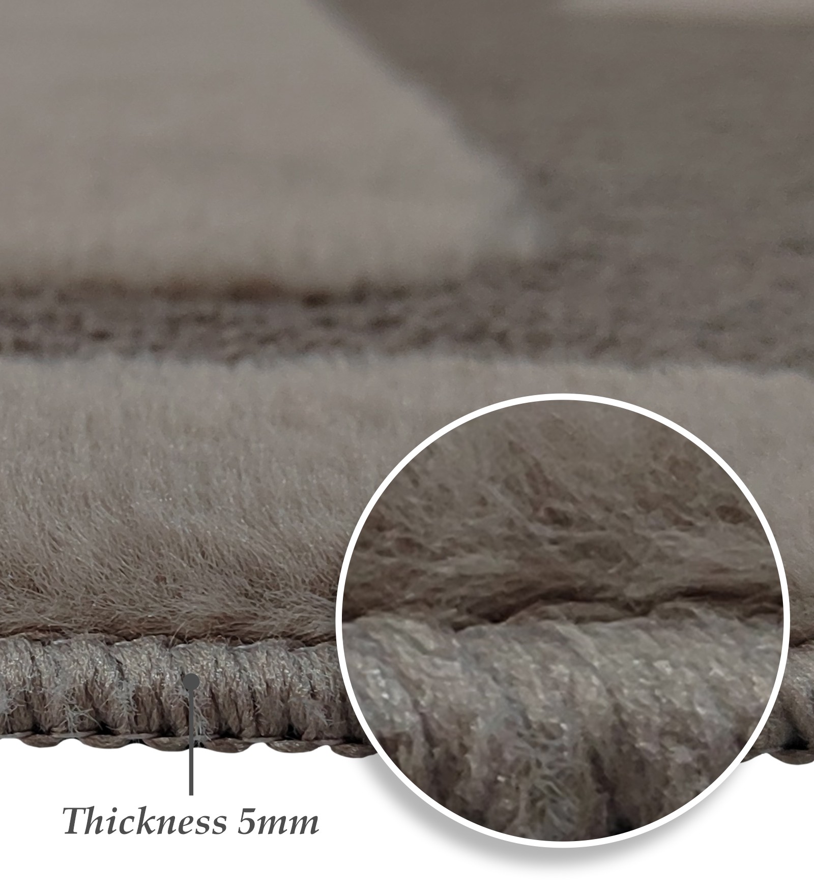 Chinchilla Solid Machine Made Carpet Brown