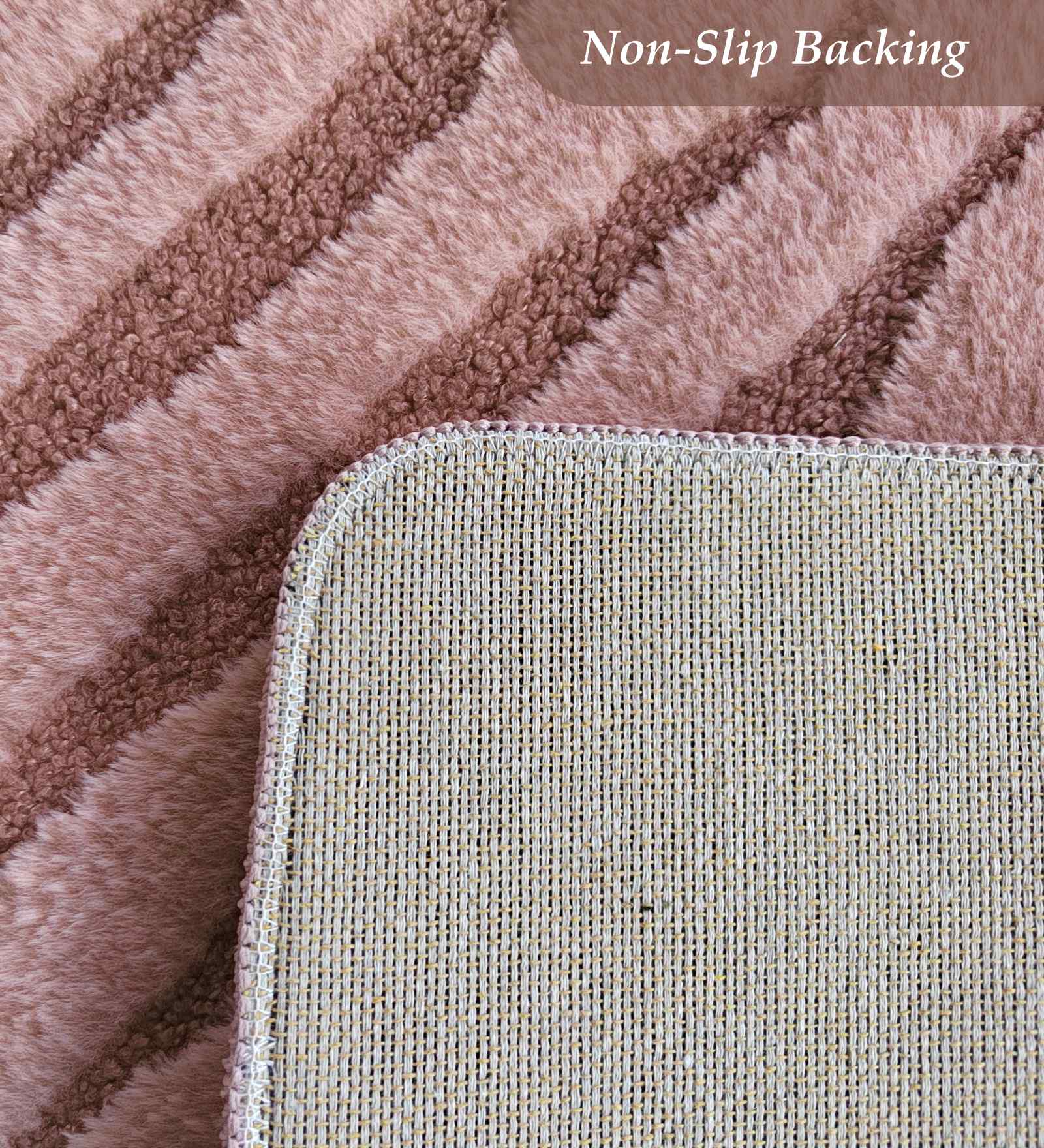 Lynx Solid Bedside Runner Blush