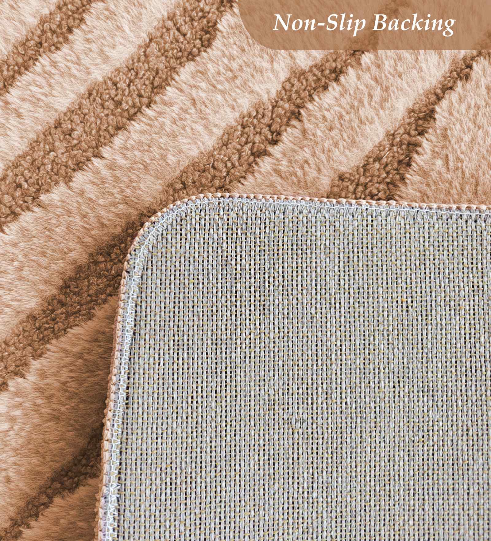 Lynx Solid Bedside Runner Peach