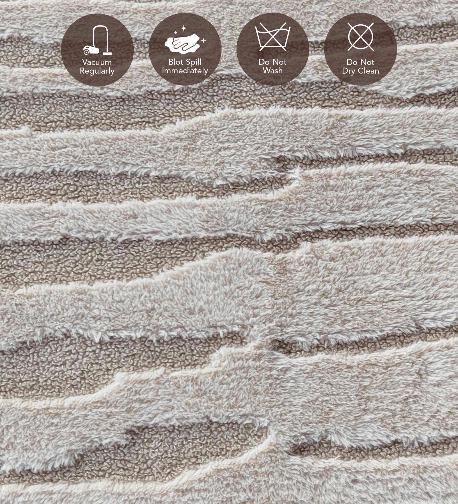 Lynx Solid Machine Made Carpet Beige