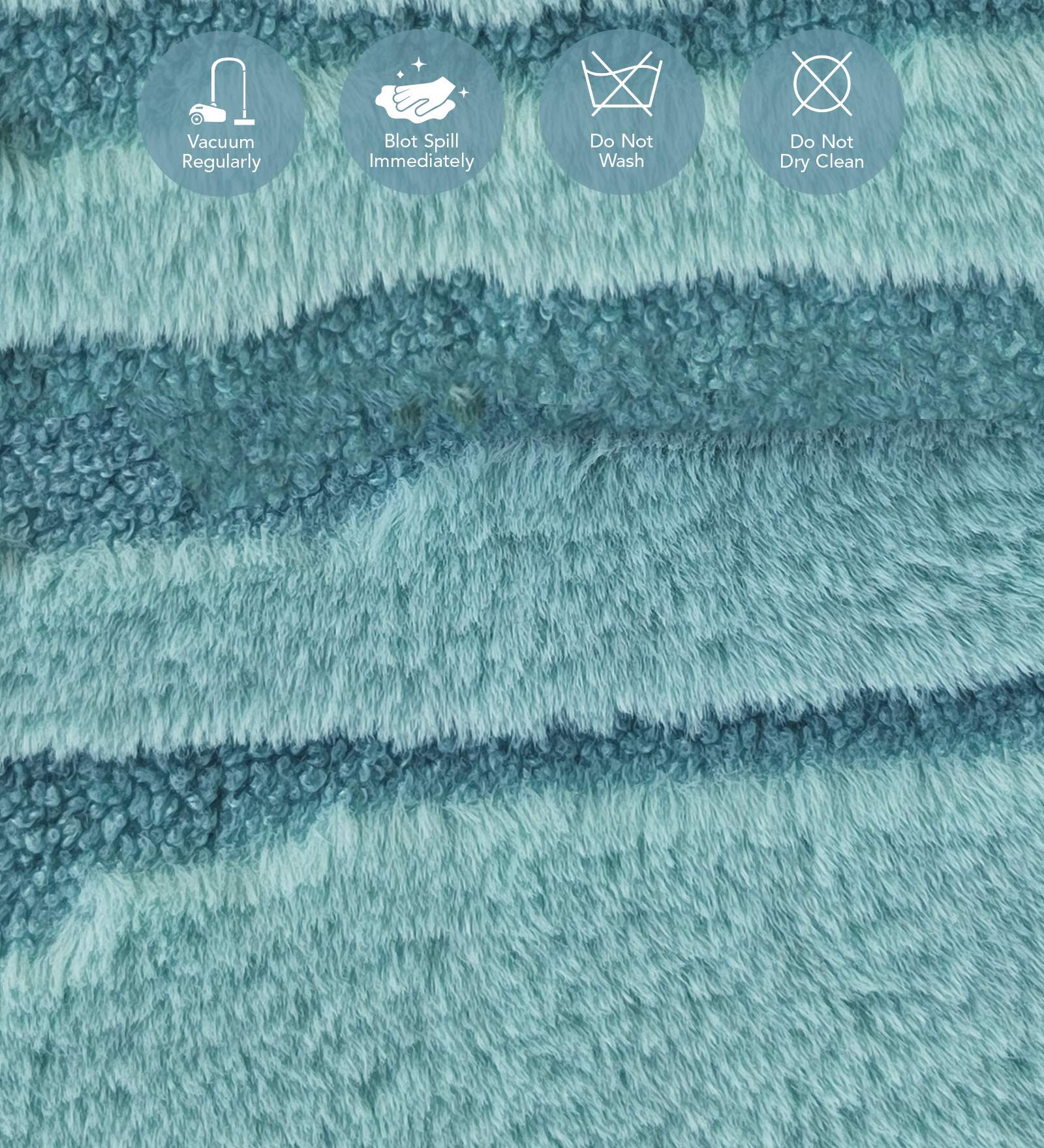 Lynx Solid Machine Made Carpet Teal