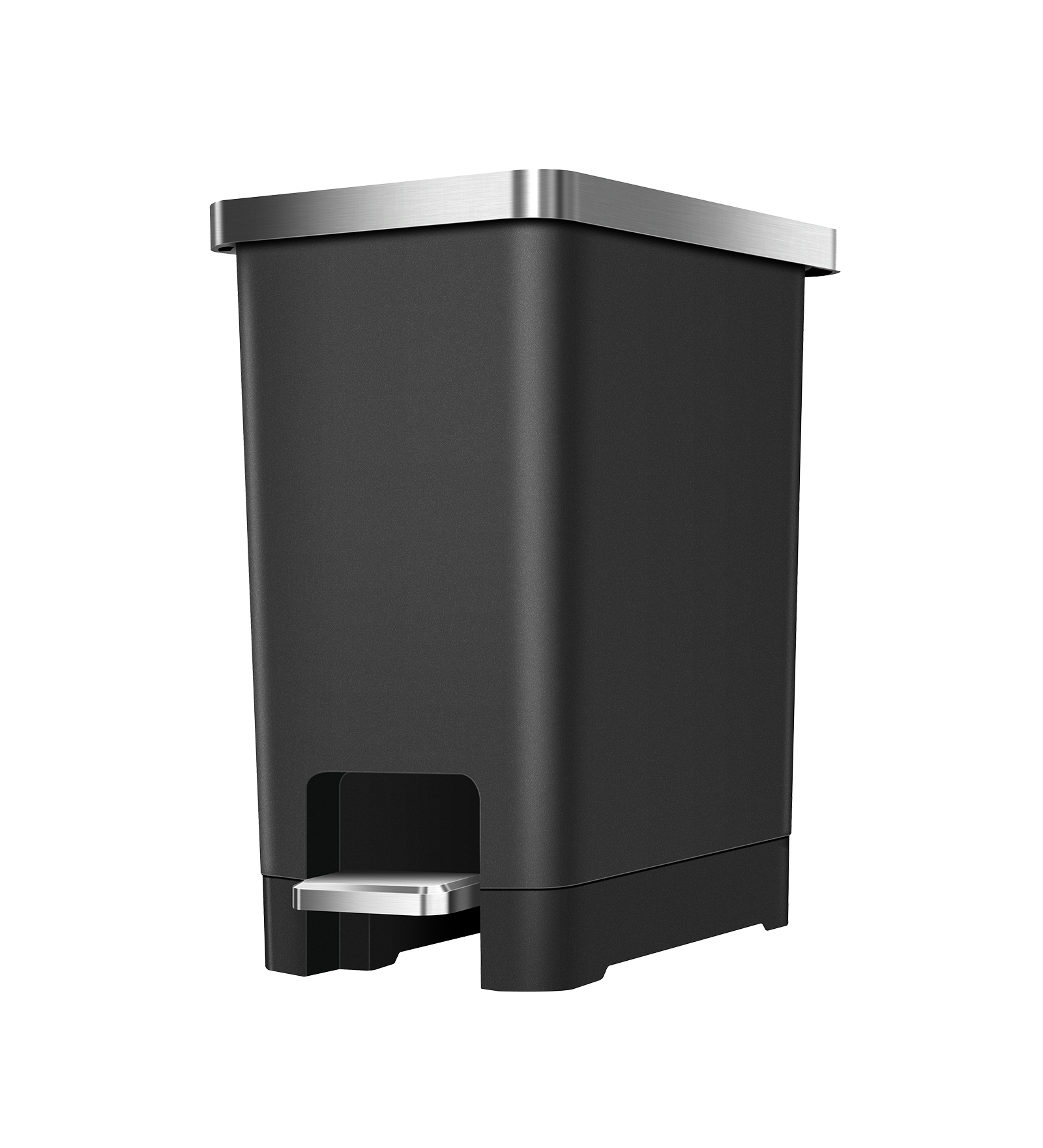 Eko 6377 Hana Fingerprint Resistant Plastic Bin Black