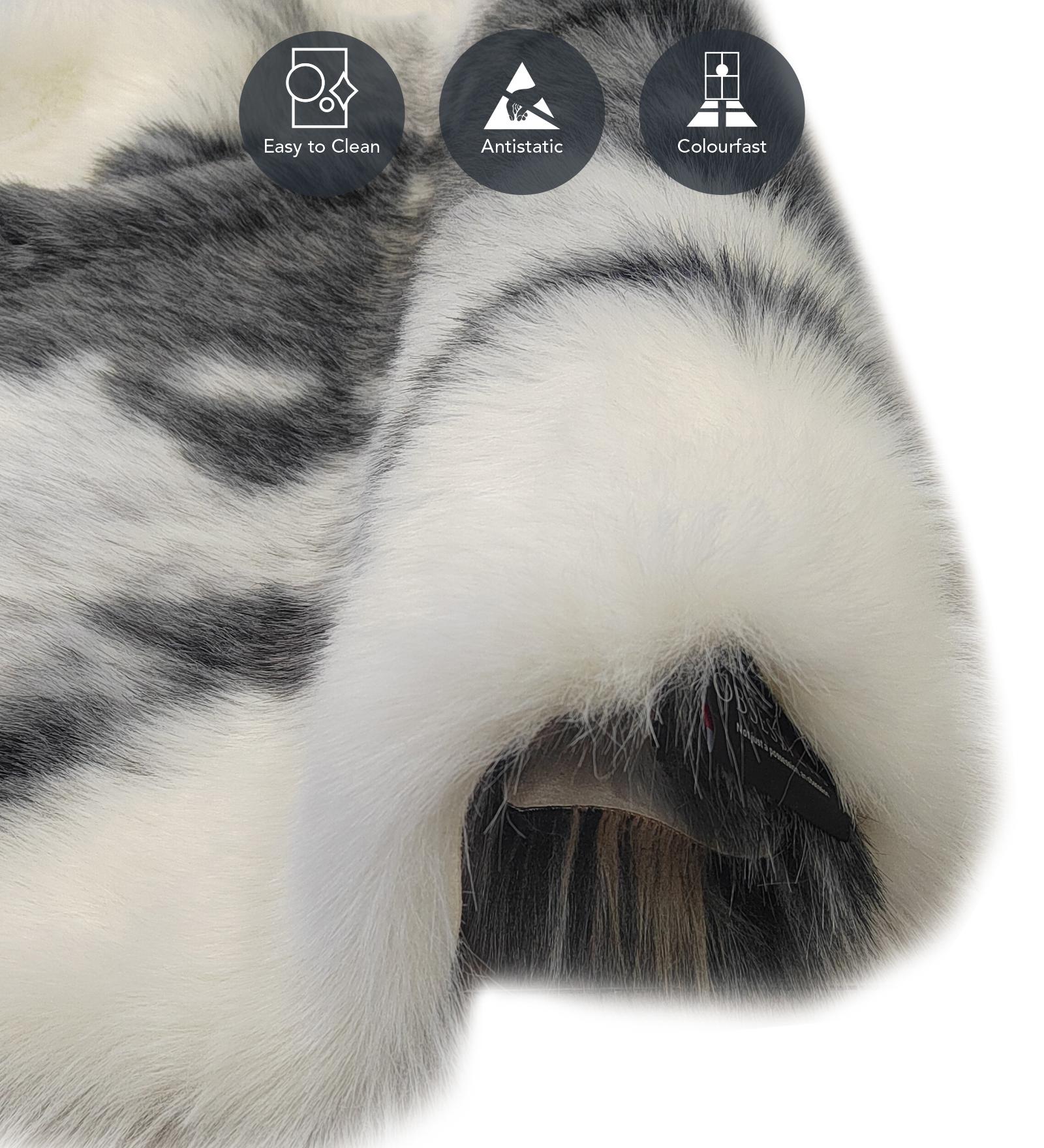 Chamois Solid Machine Made Carpet Grey