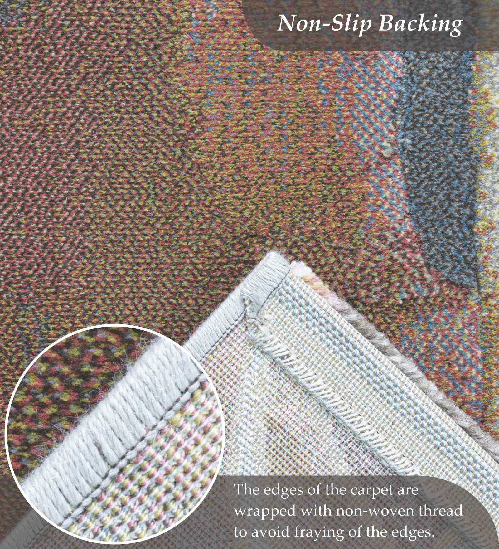 Aquarius Abstract Machine Made Carpet Multi