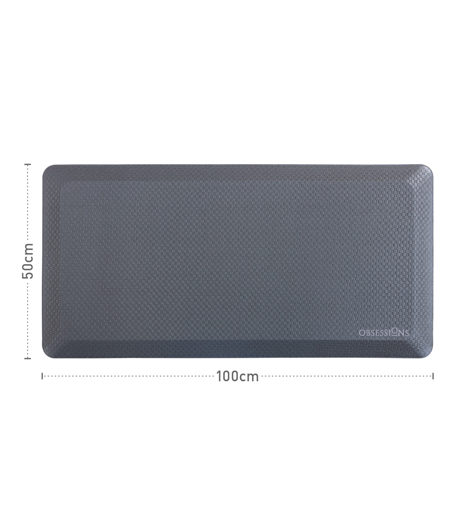 Squab Anti-skid Kitchen Floor Mat D Grey