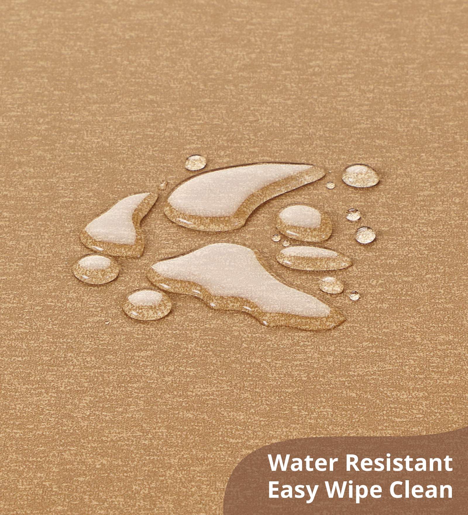 Squab Anti-skid Kitchen Floor Mat Camel