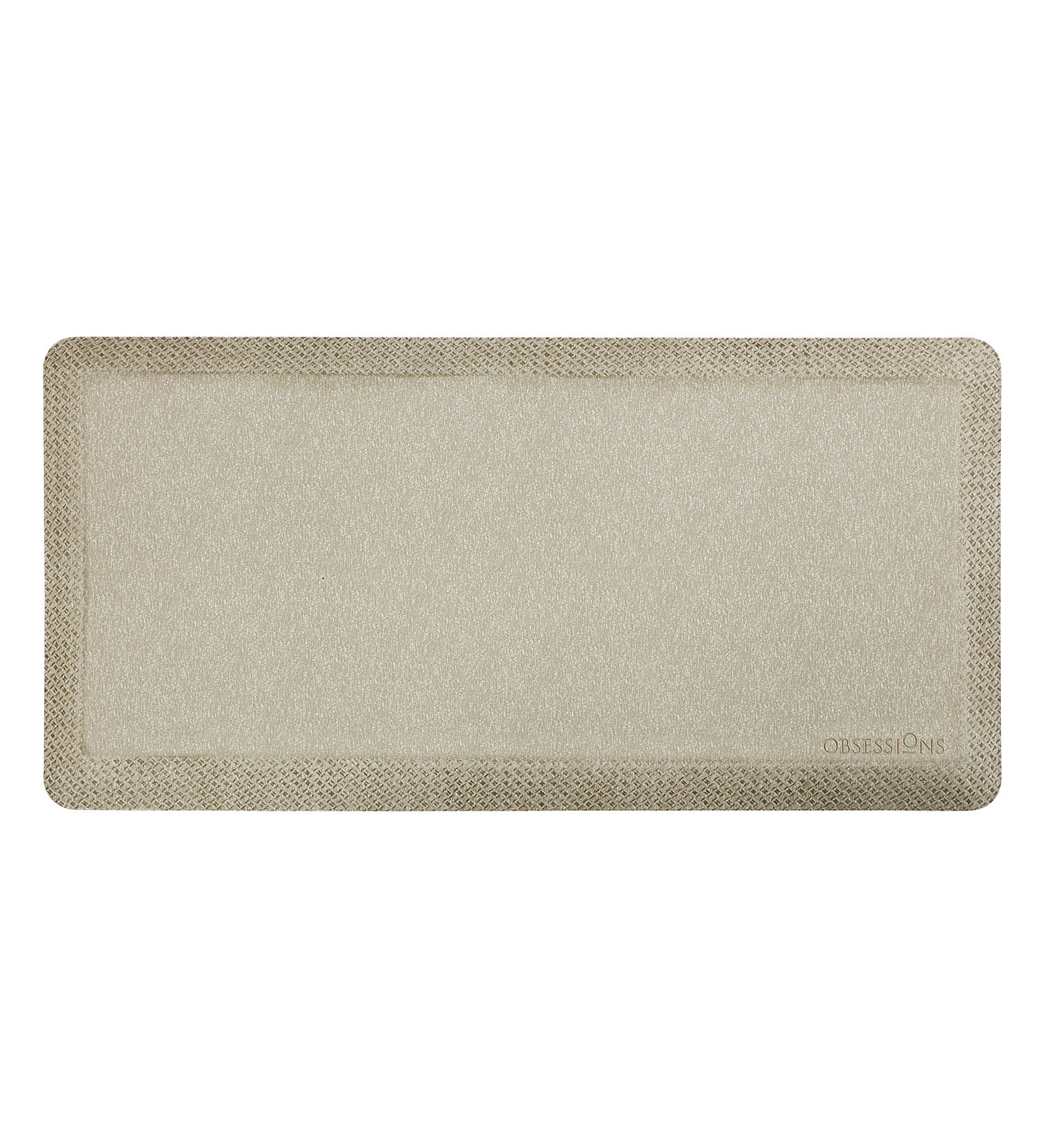 Squab Anti-skid Kitchen Floor Mat Beige