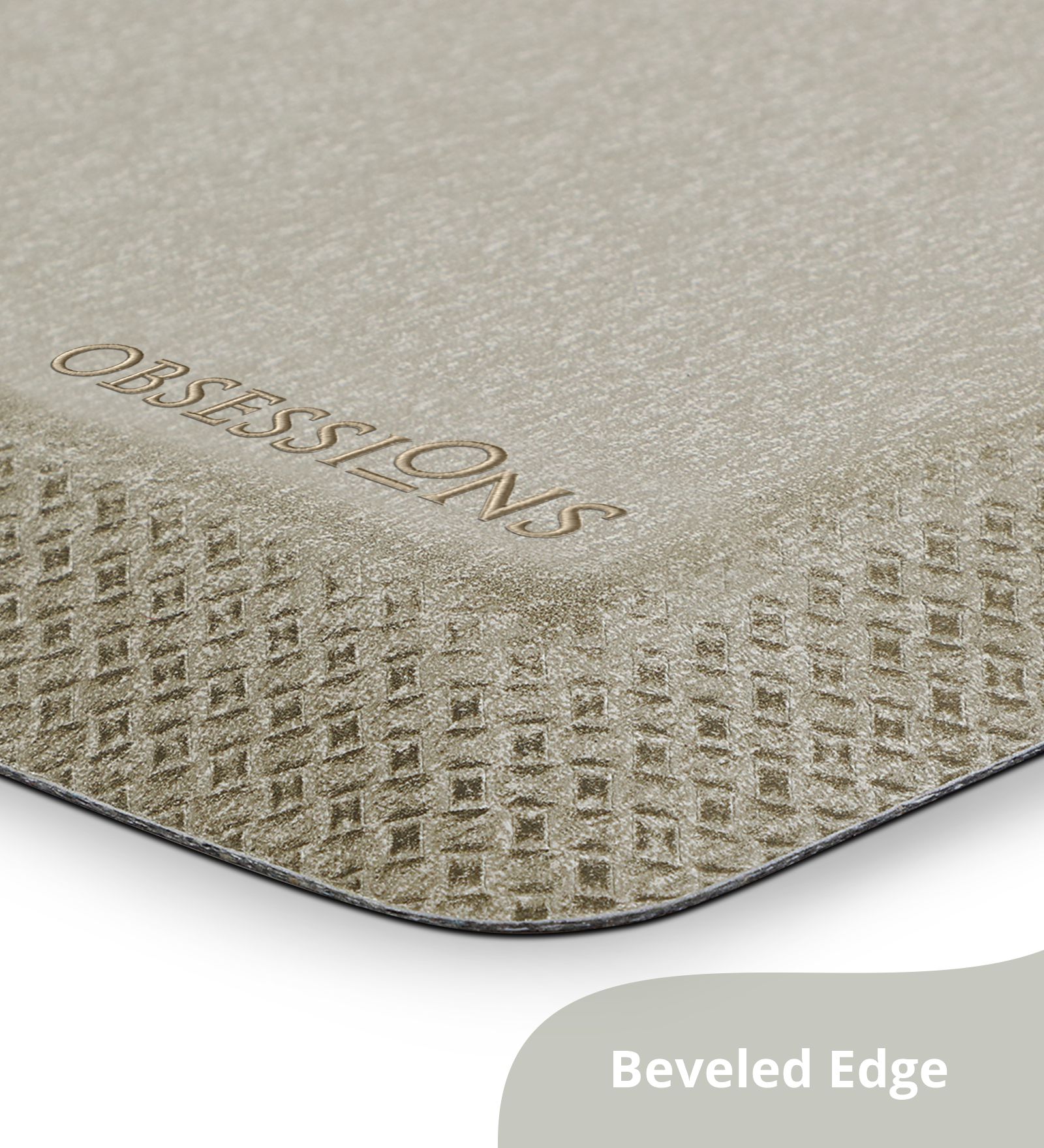 Squab Anti-skid Kitchen Floor Mat Beige