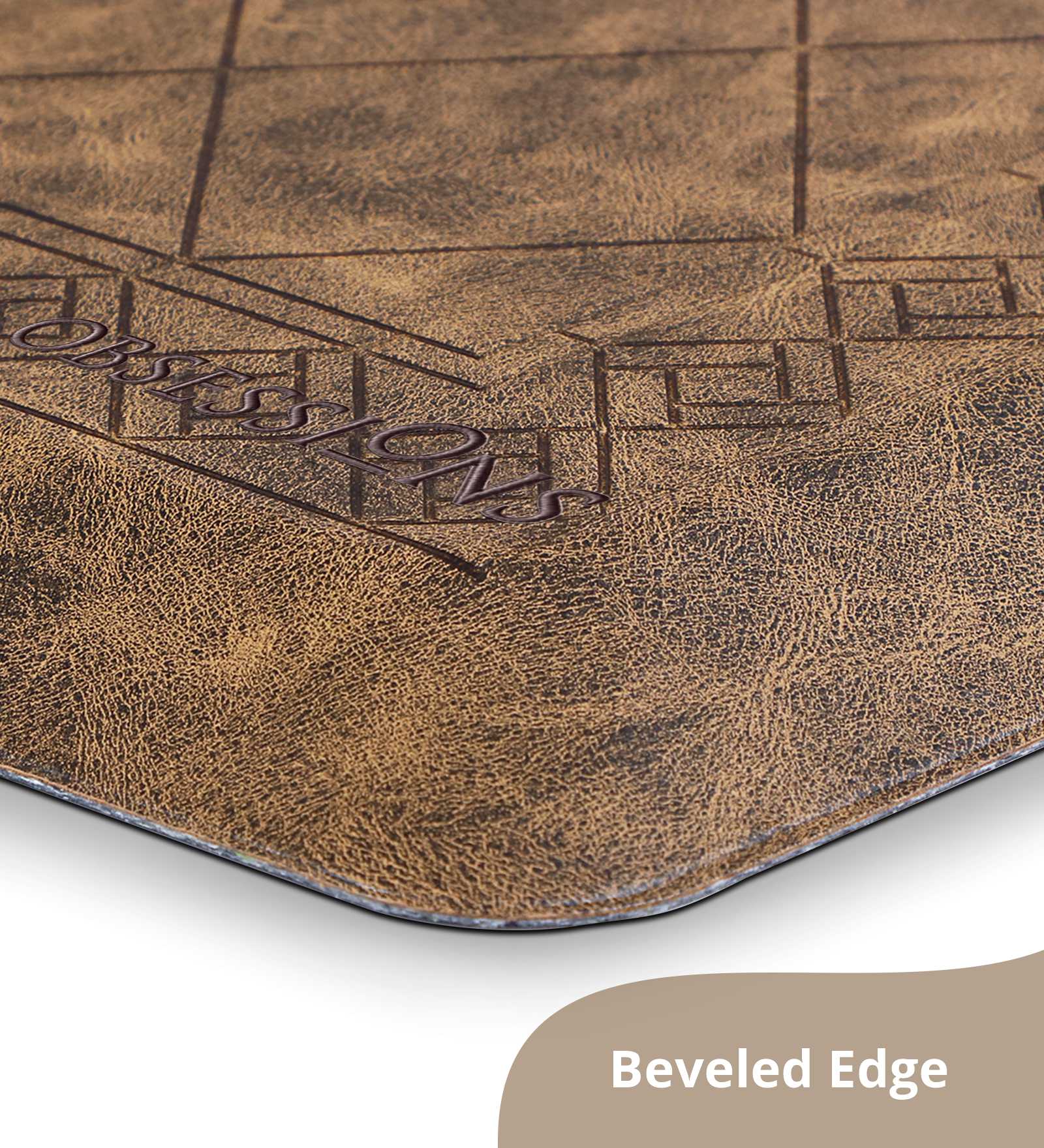 Squab Anti-skid Kitchen Floor Mat Brown