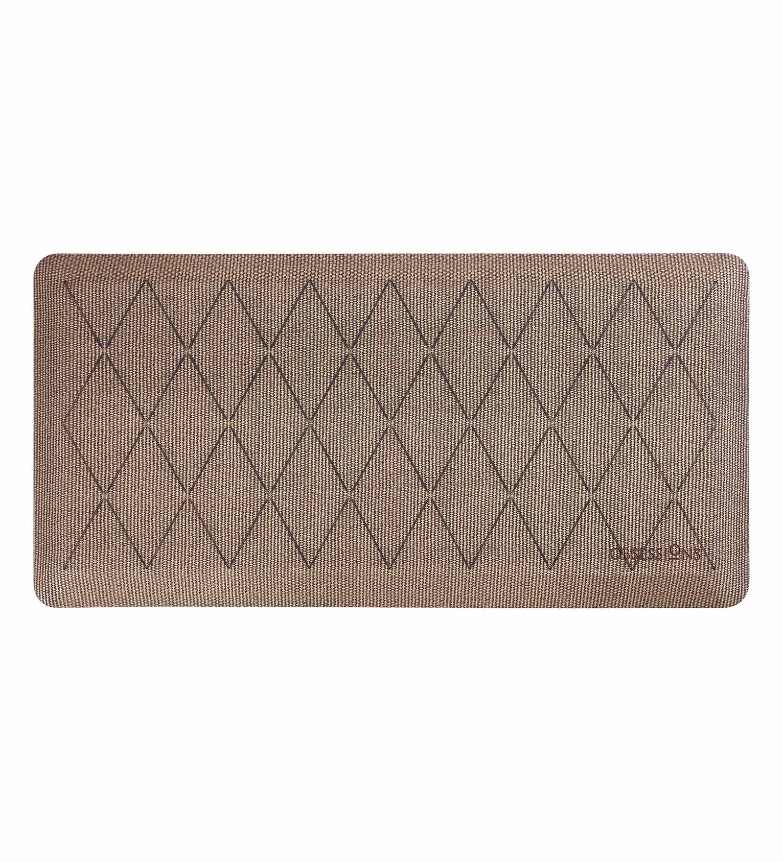 Squab Anti-skid Kitchen Floor Mat Brown
