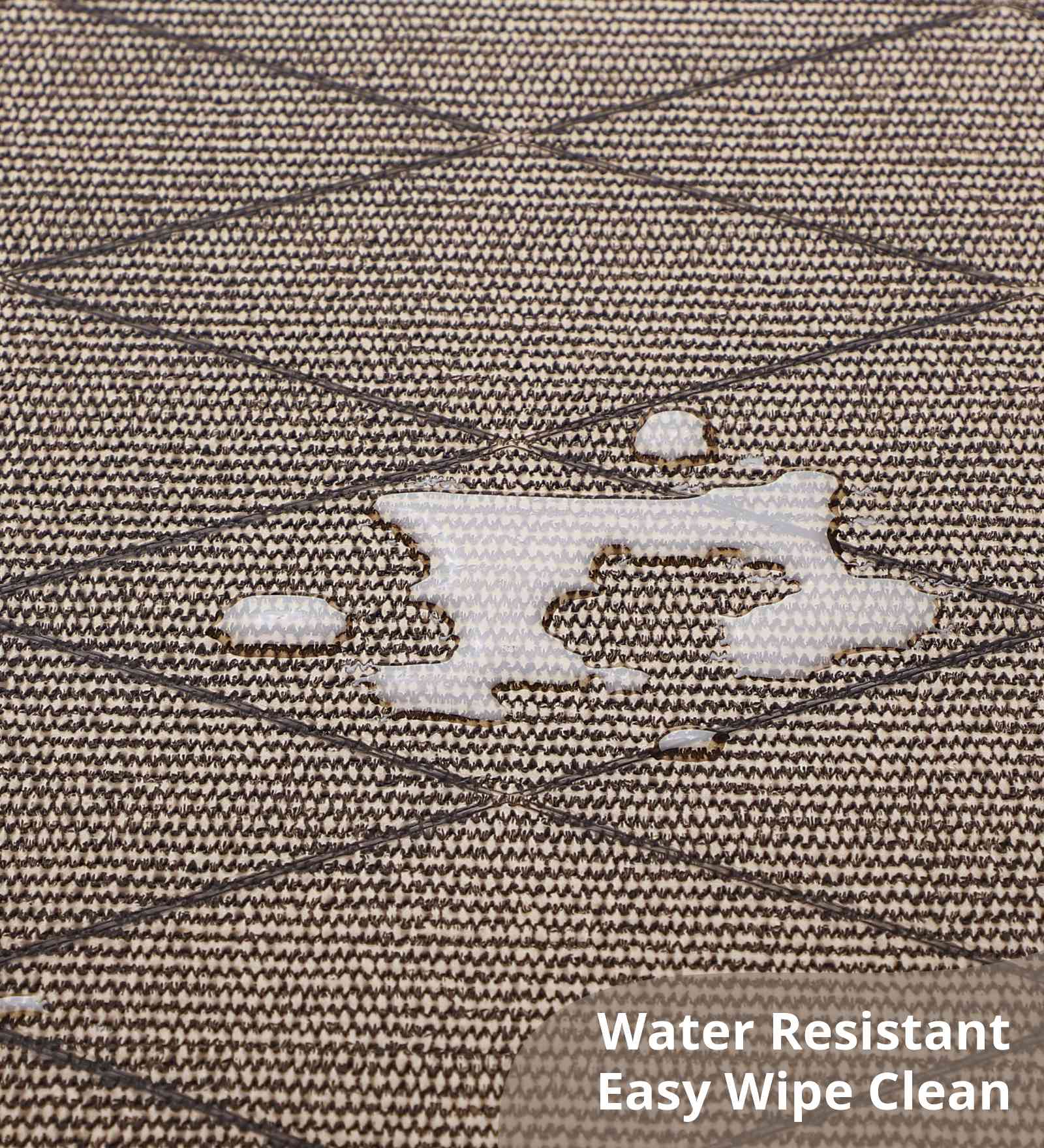 Squab Anti-skid Kitchen Floor Mat Brown