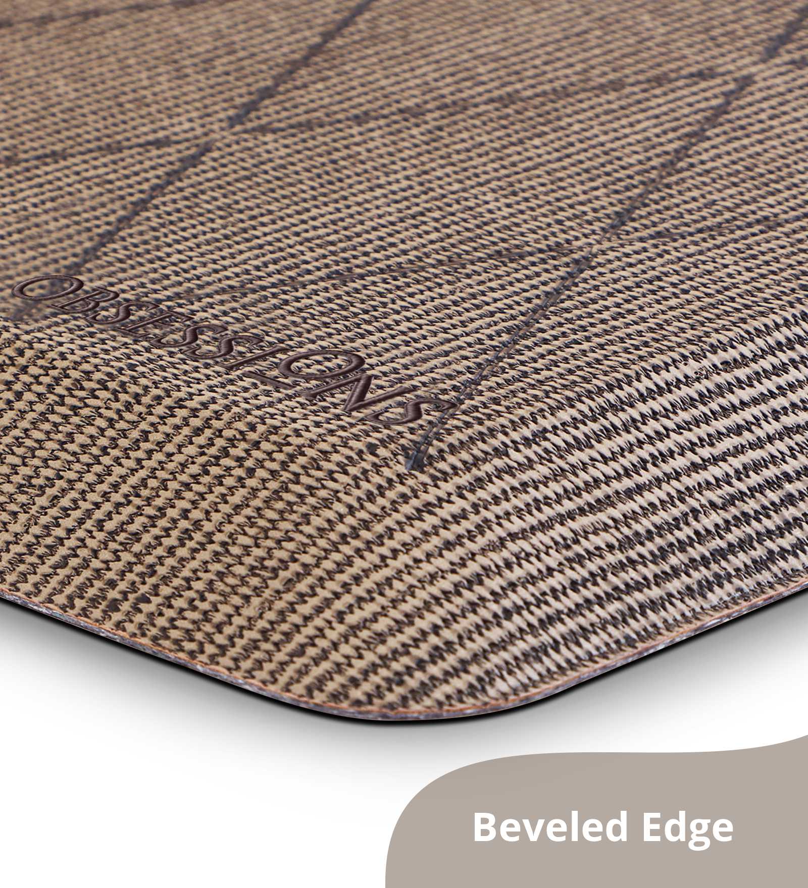 Squab Anti-skid Kitchen Floor Mat Brown