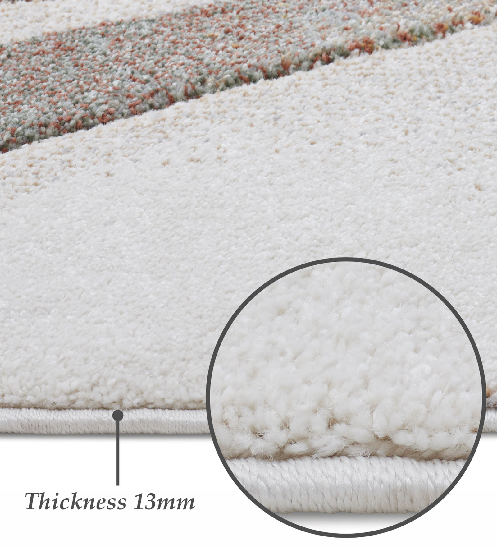 Diamond Abstract Machine Made Carpet Multi