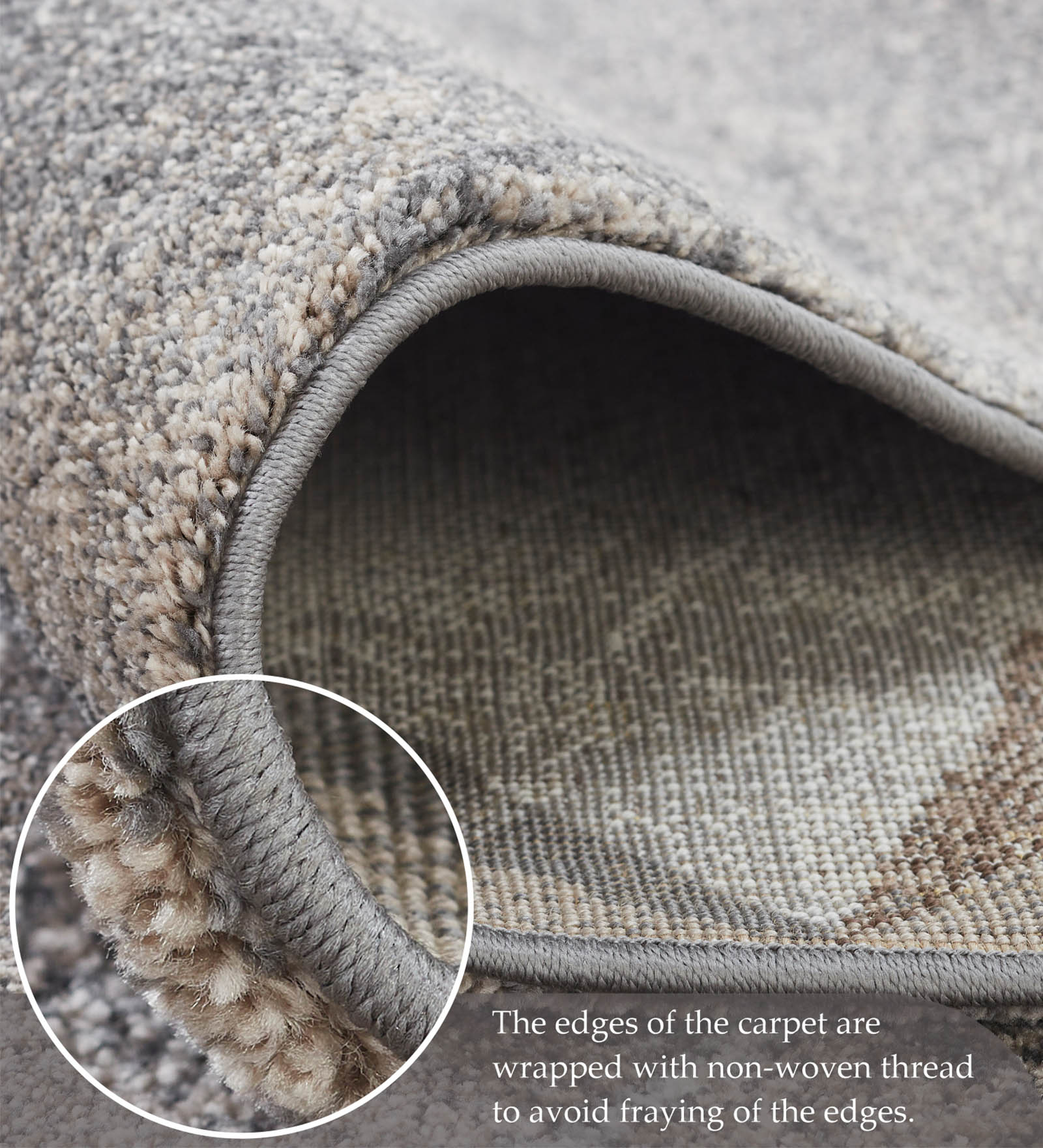 Diamond Abstract Machine Made Carpet Grey Brown