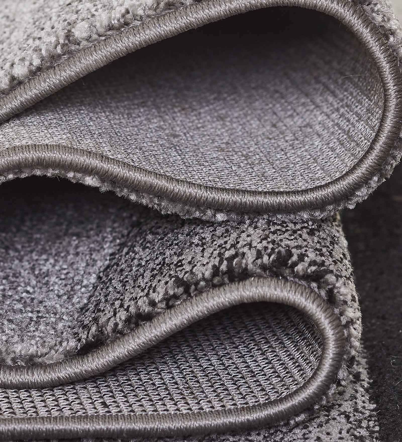 Diamond Geometric Machine Made Carpet Charcoal and Grey