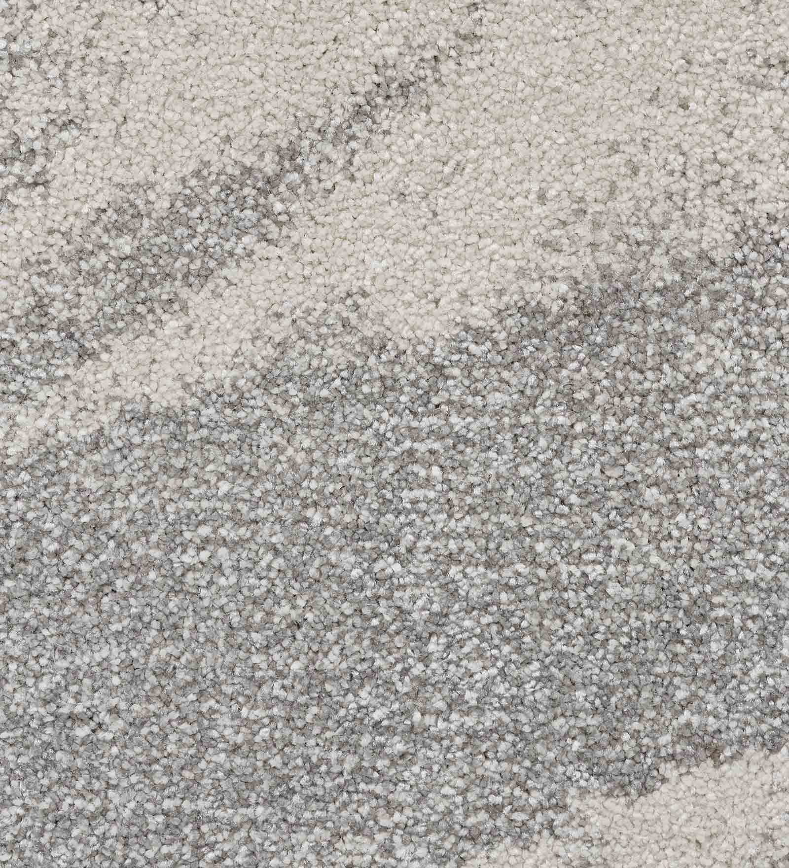 Diamond Abstract Machine Made Carpet L.Brown and Cream