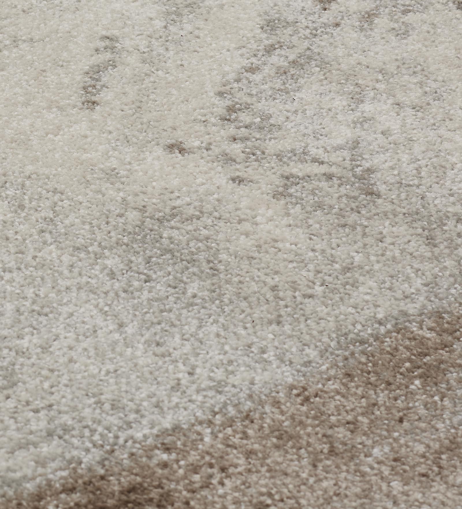 Diamond Abstract Machine Made Carpet L.Brown and Cream