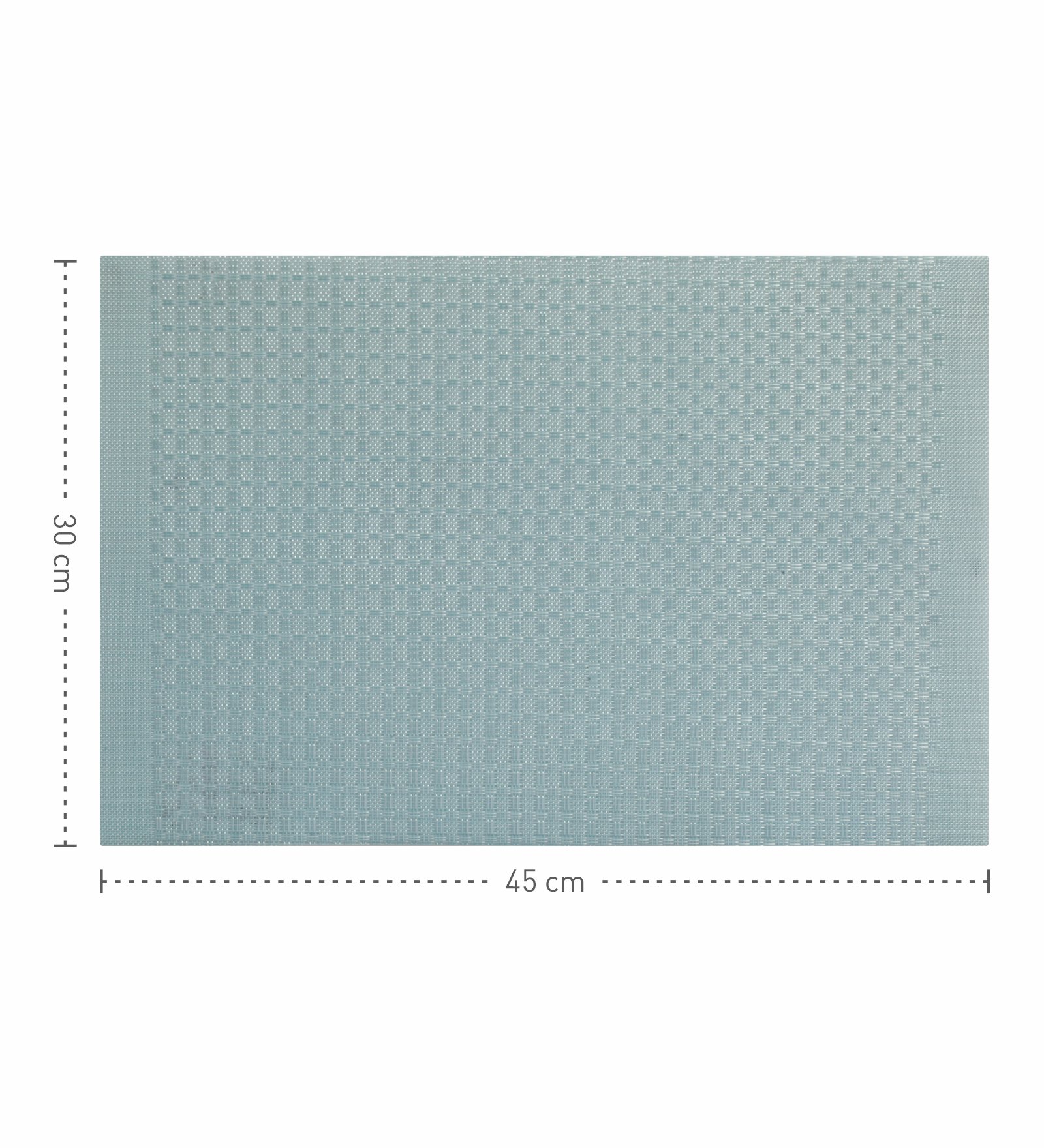 OBSESSIONS Heat Resistant and Washable Table Mat Aqua
