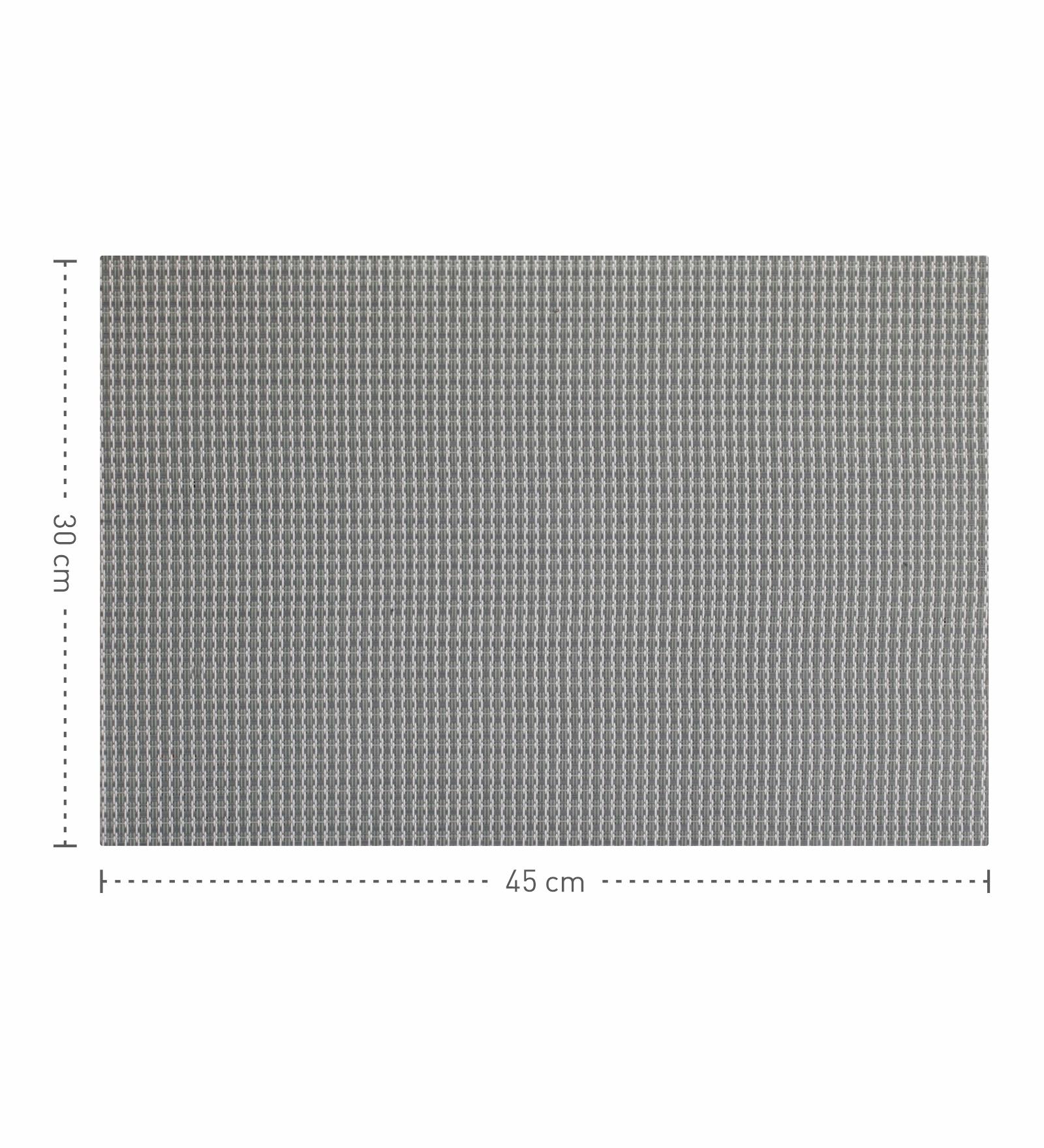 OBSESSIONS Heat Resistant and Washable Table Mat Grey