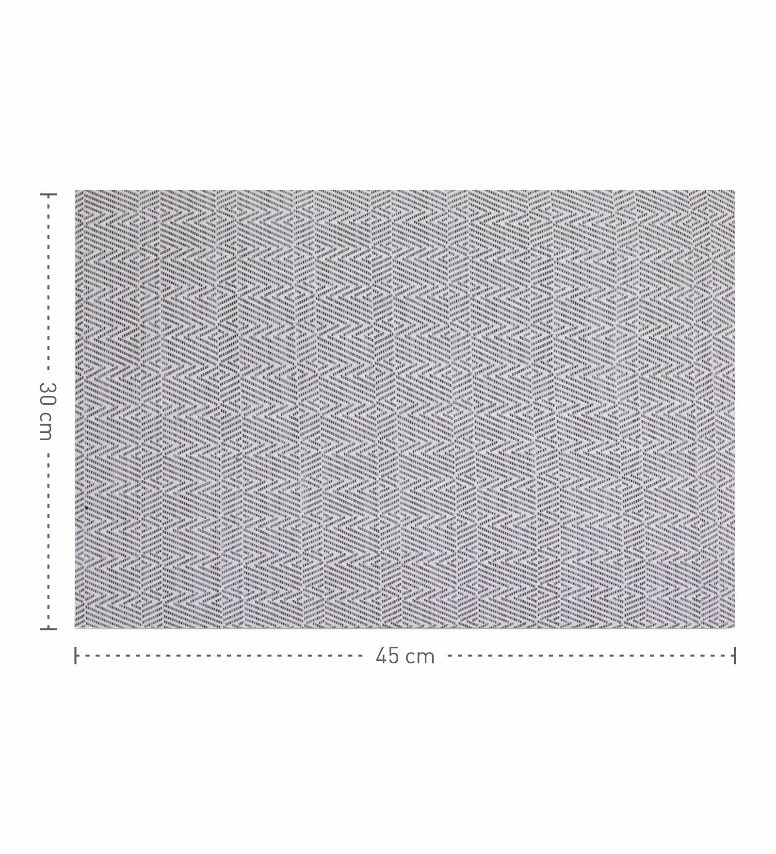 OBSESSIONS Heat Resistant and Washable Table Mat Light Grey