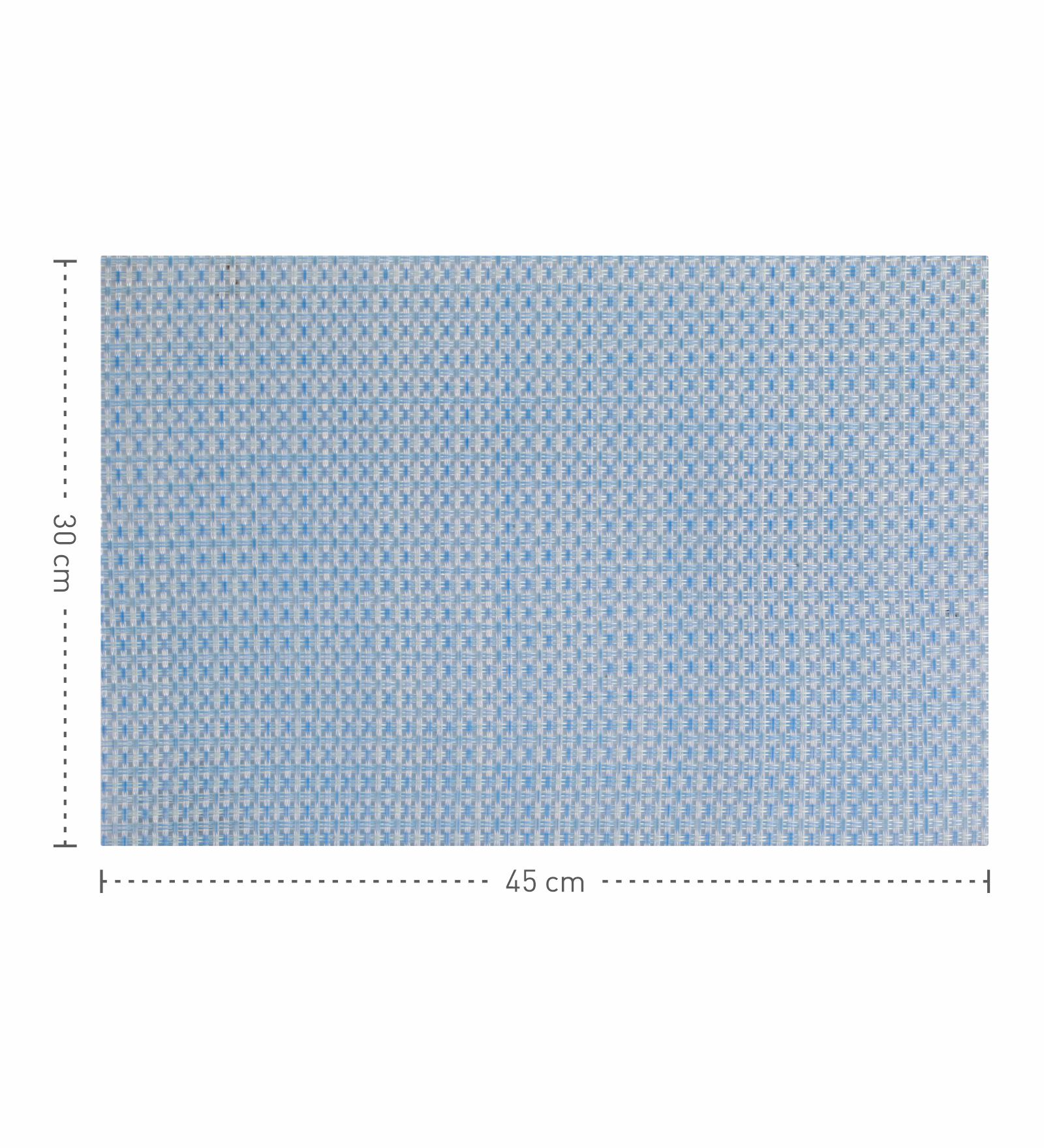 OBSESSIONS Heat Resistant and Washable Table Mat Blue