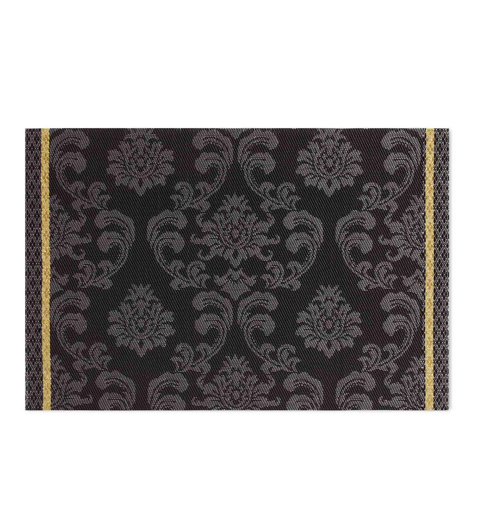 OBSESSIONS Heat Resistant and Washable Table Mat Black
