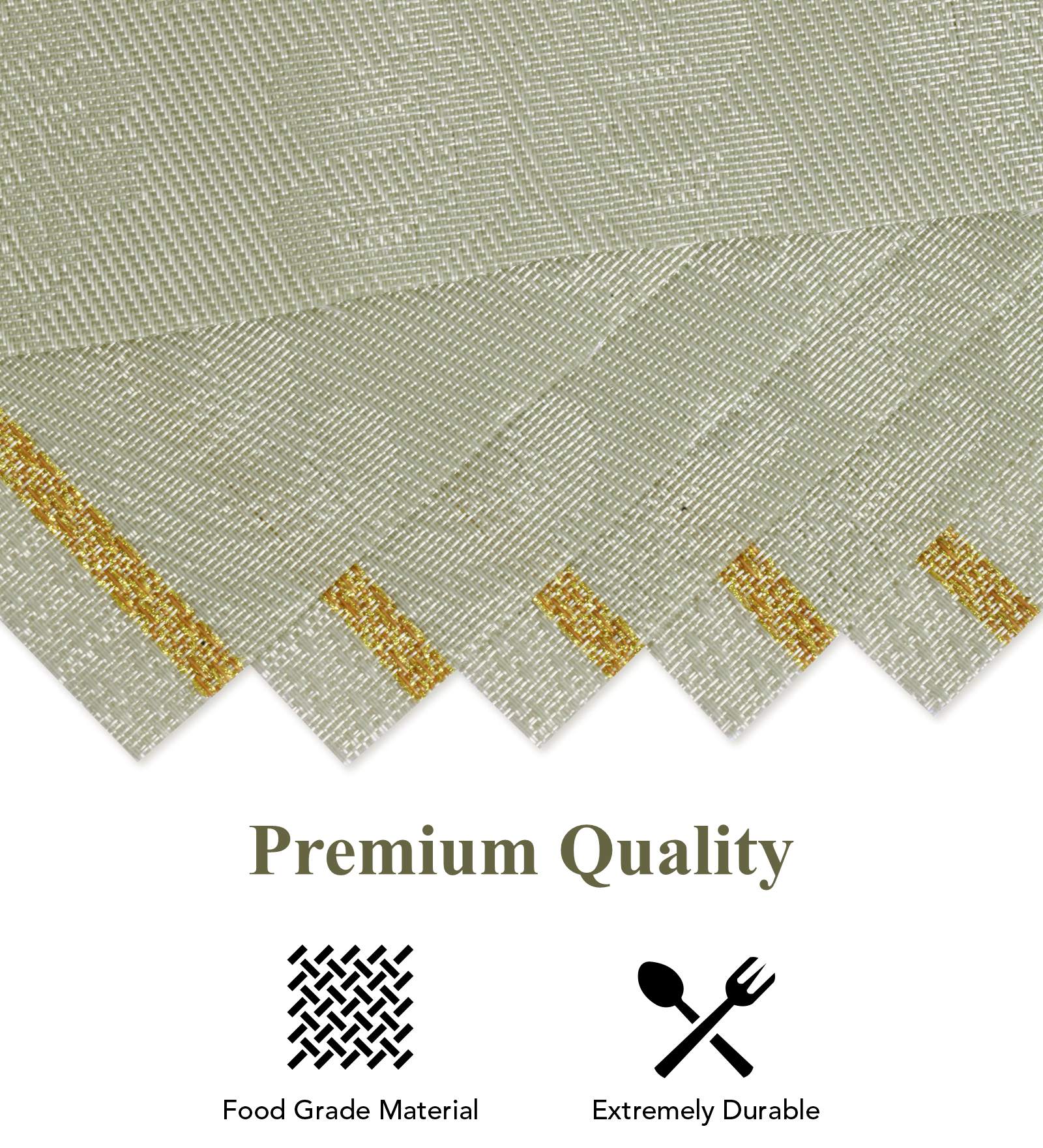 OBSESSIONS Heat Resistant and Washable Table Mat Sage