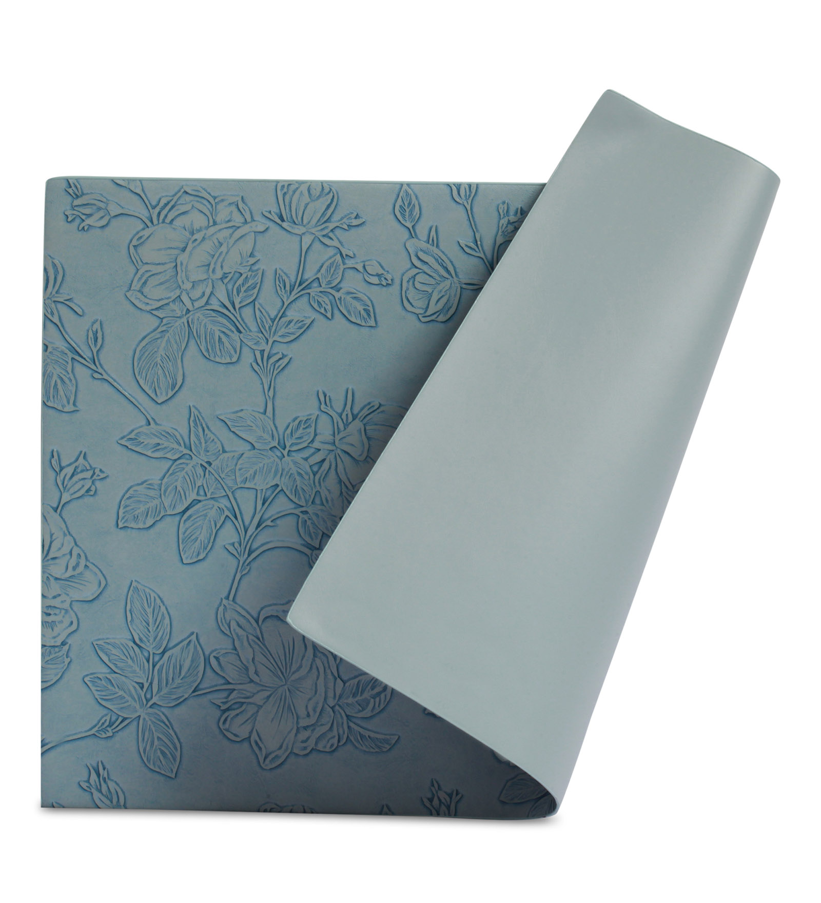 Canvas Solid Dining Table Mat Blue