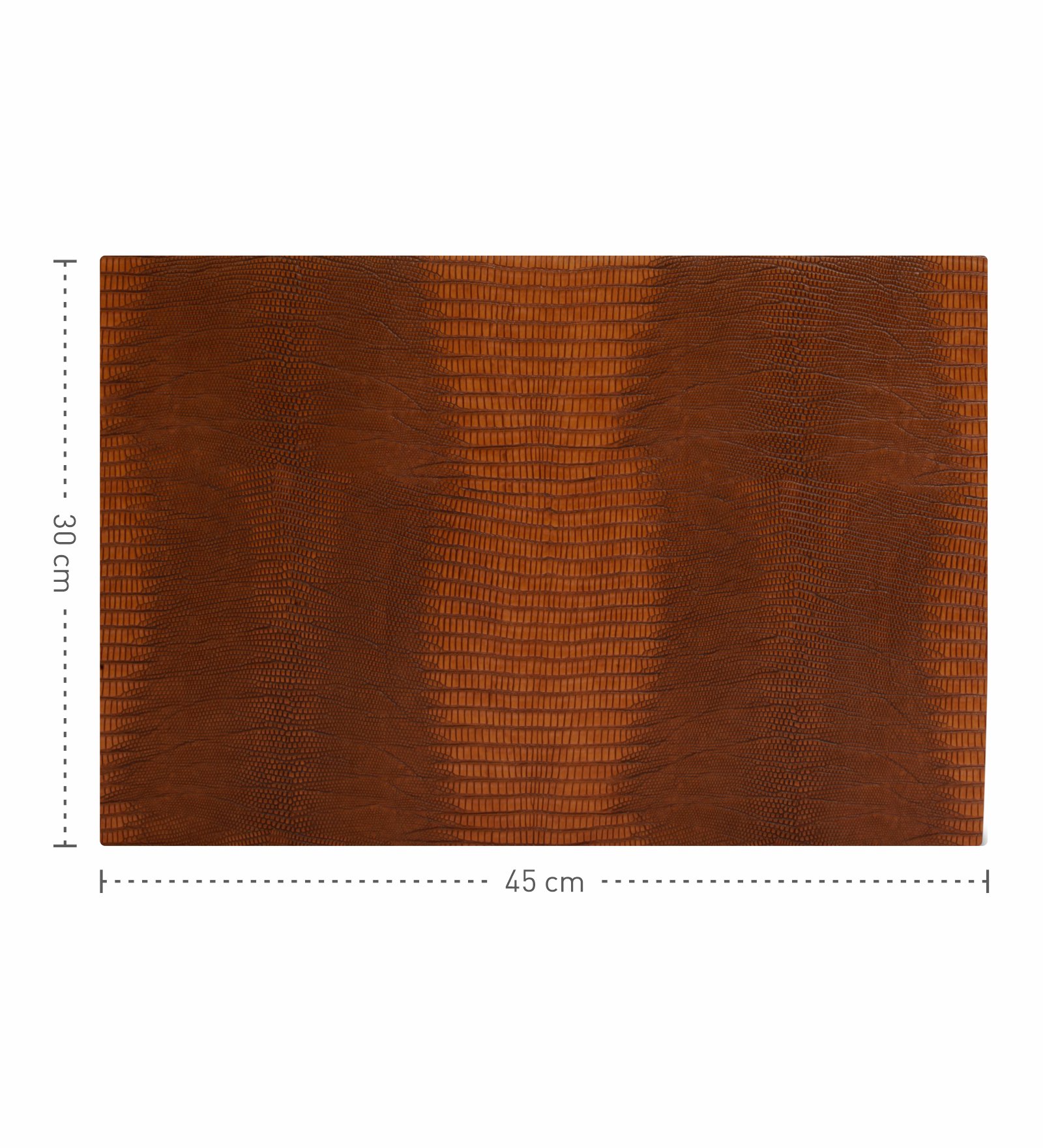 Canvas Solid Dining Table Mat Brown