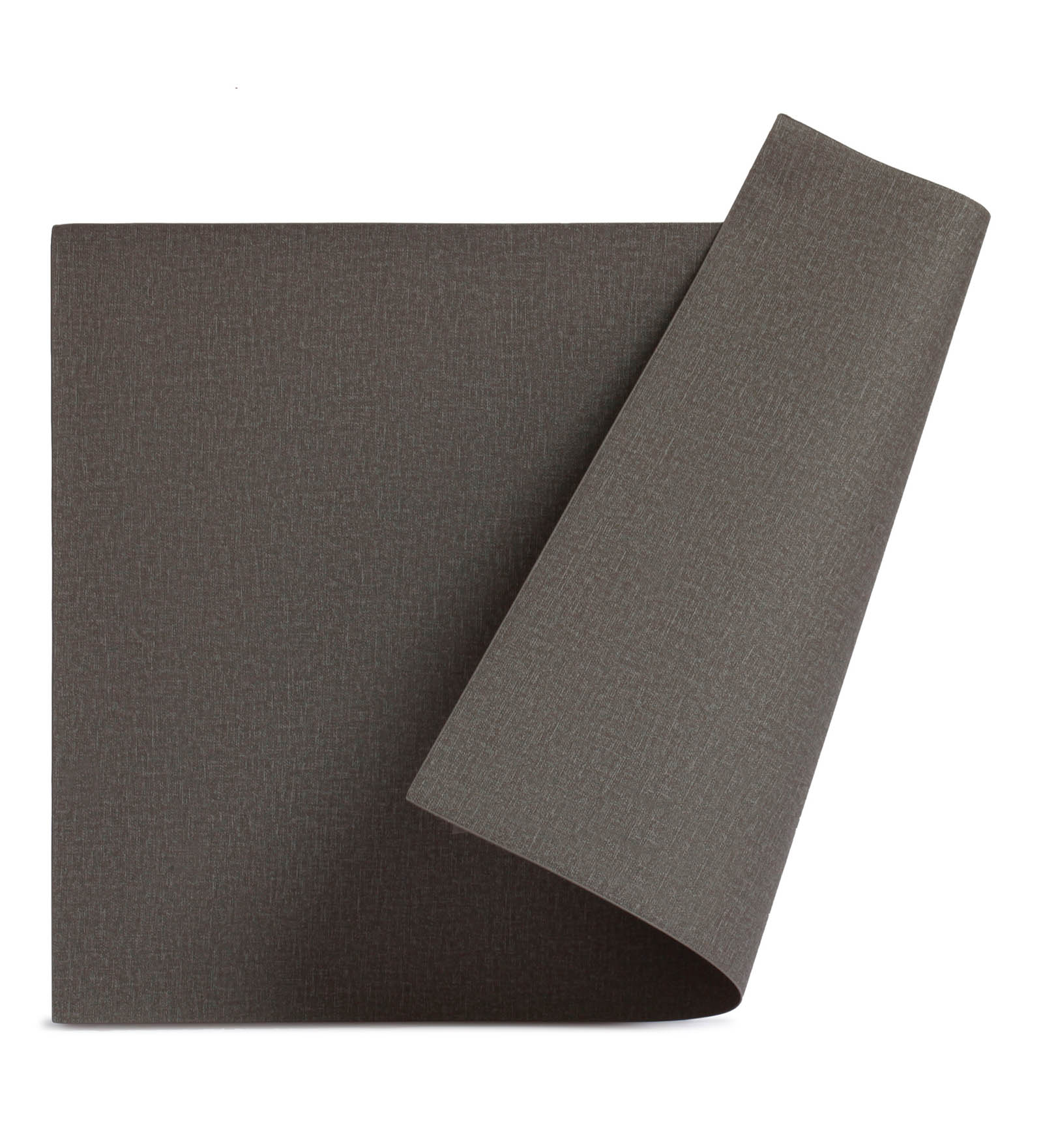 Canvas Solid Dining Table Mat Grey