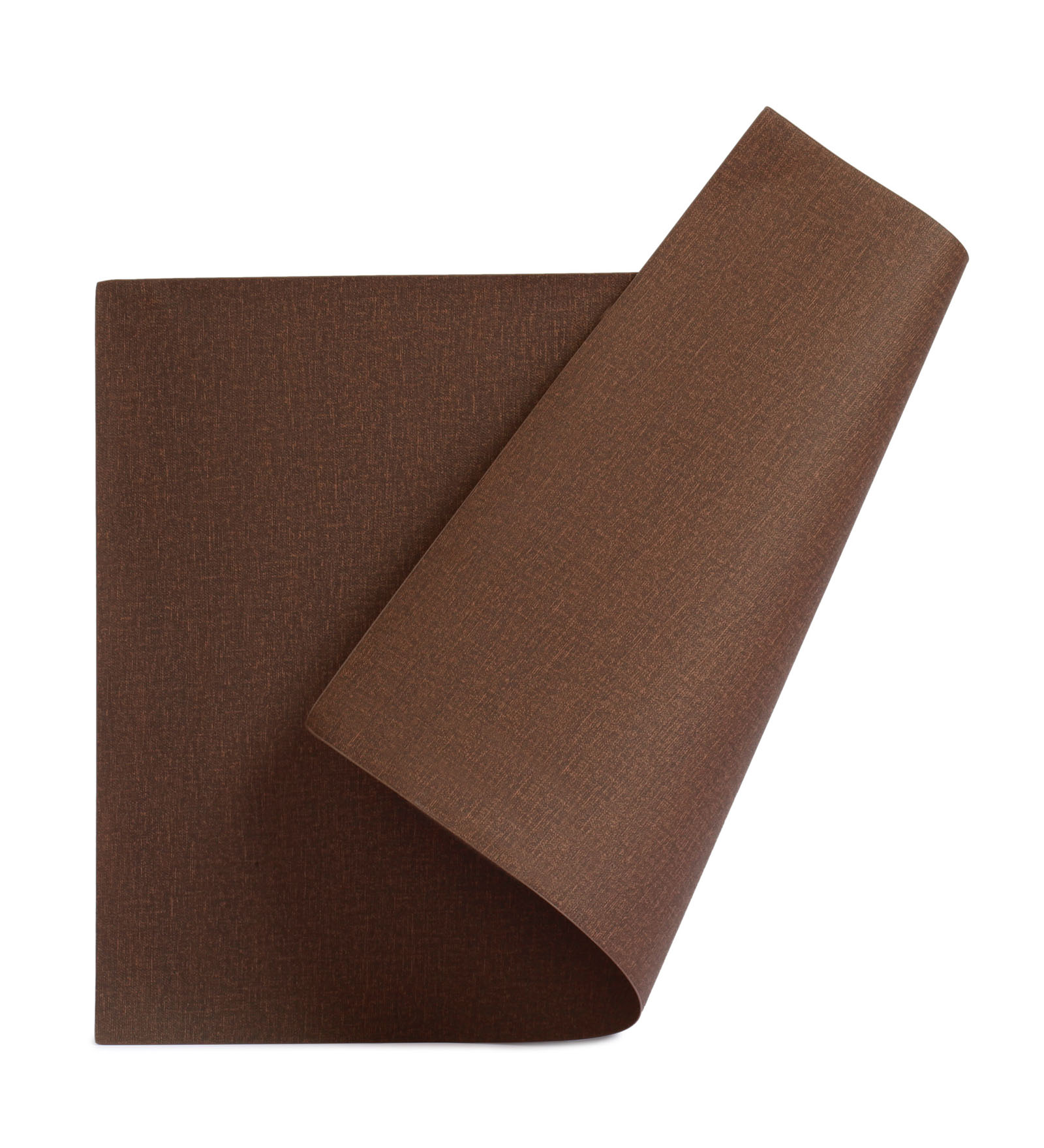 Canvas Solid Dining Table Mat Brown