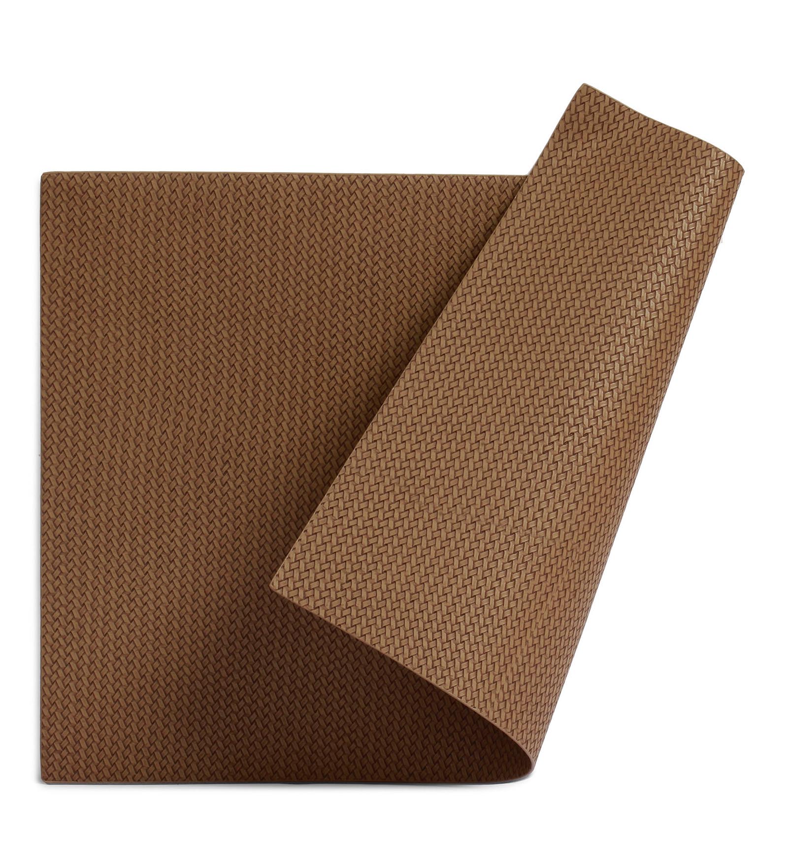 Canvas Solid Dining Table Mat Brown